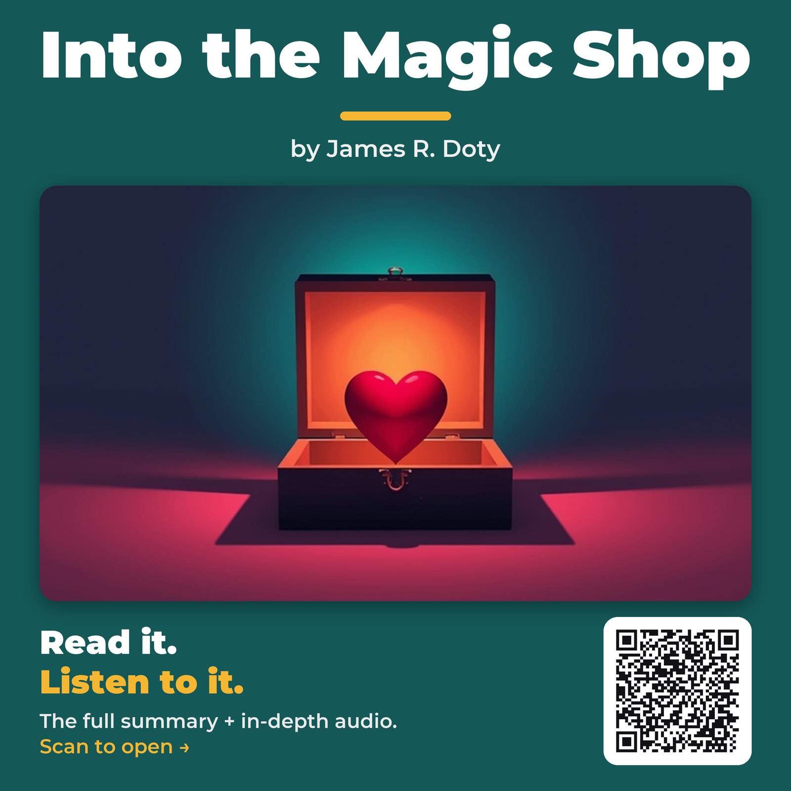 Into the Magic Shop — by James R. Doty