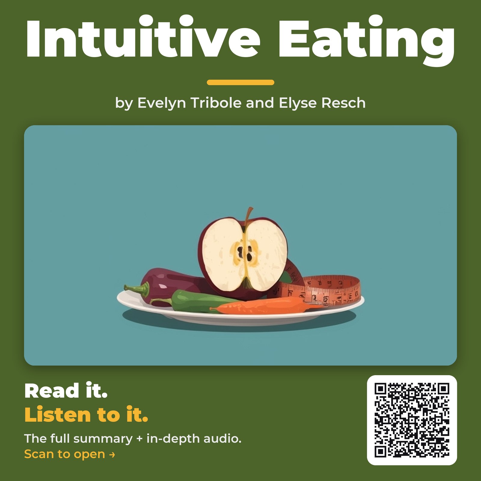Intuitive Eating — by Evelyn Tribole and Elyse Resch