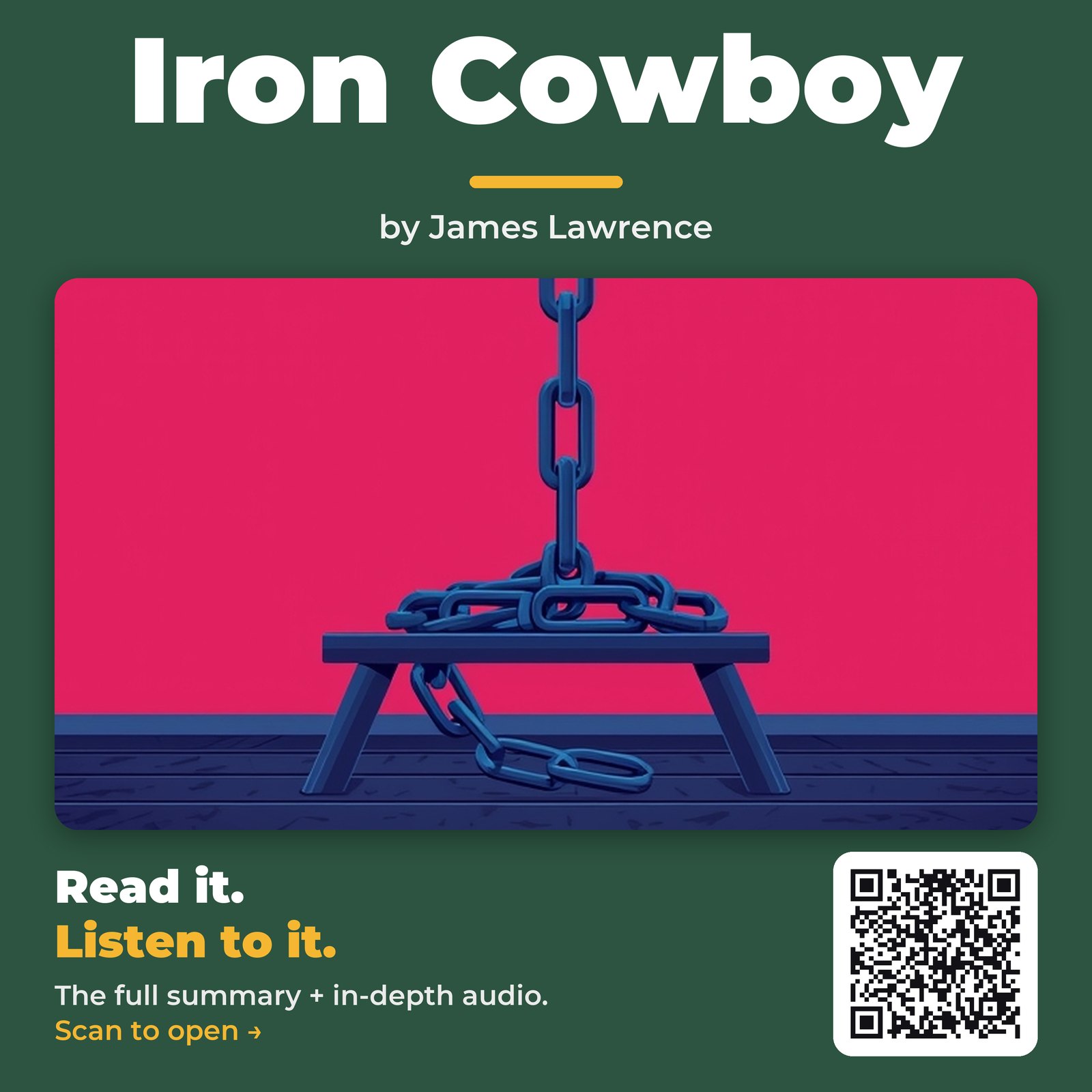Iron Cowboy — by James Lawrence