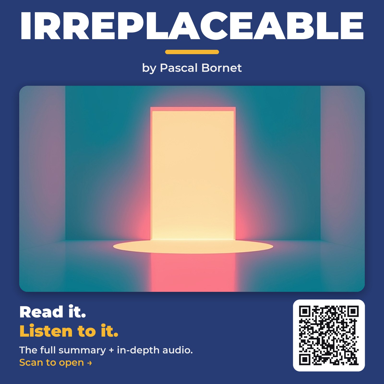 IRREPLACEABLE — by Pascal Bornet