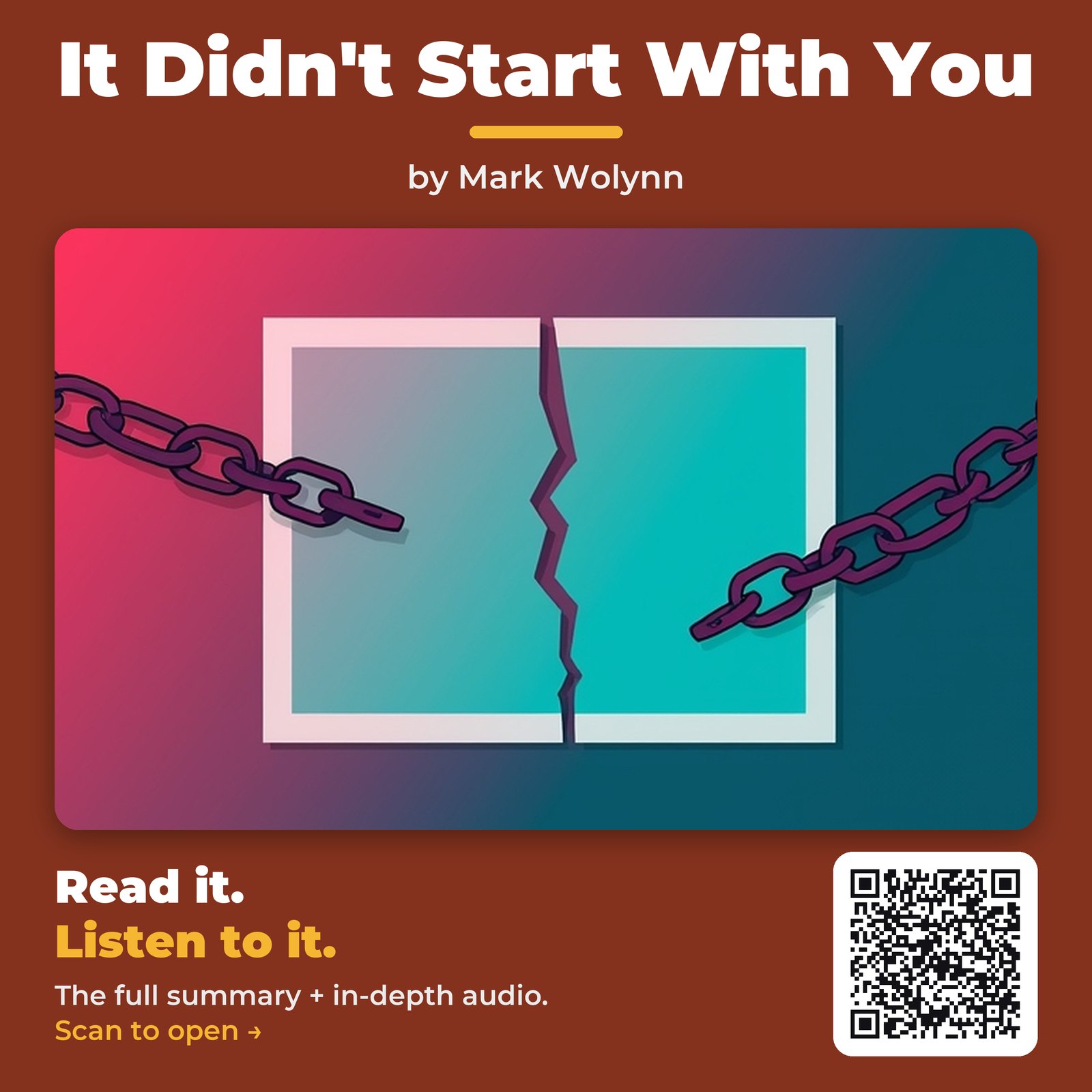It Didn’t Start With You — by Mark Wolynn