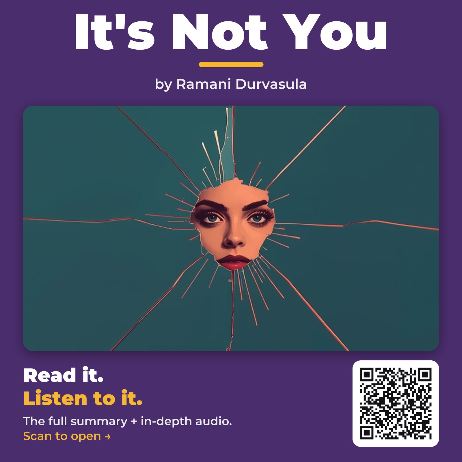 It’s Not You — by Ramani Durvasula