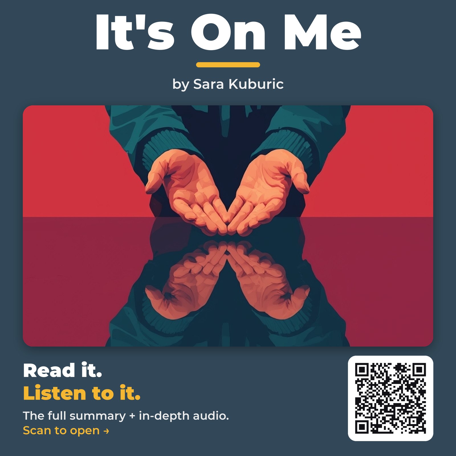 It’s On Me — by Sara Kuburic
