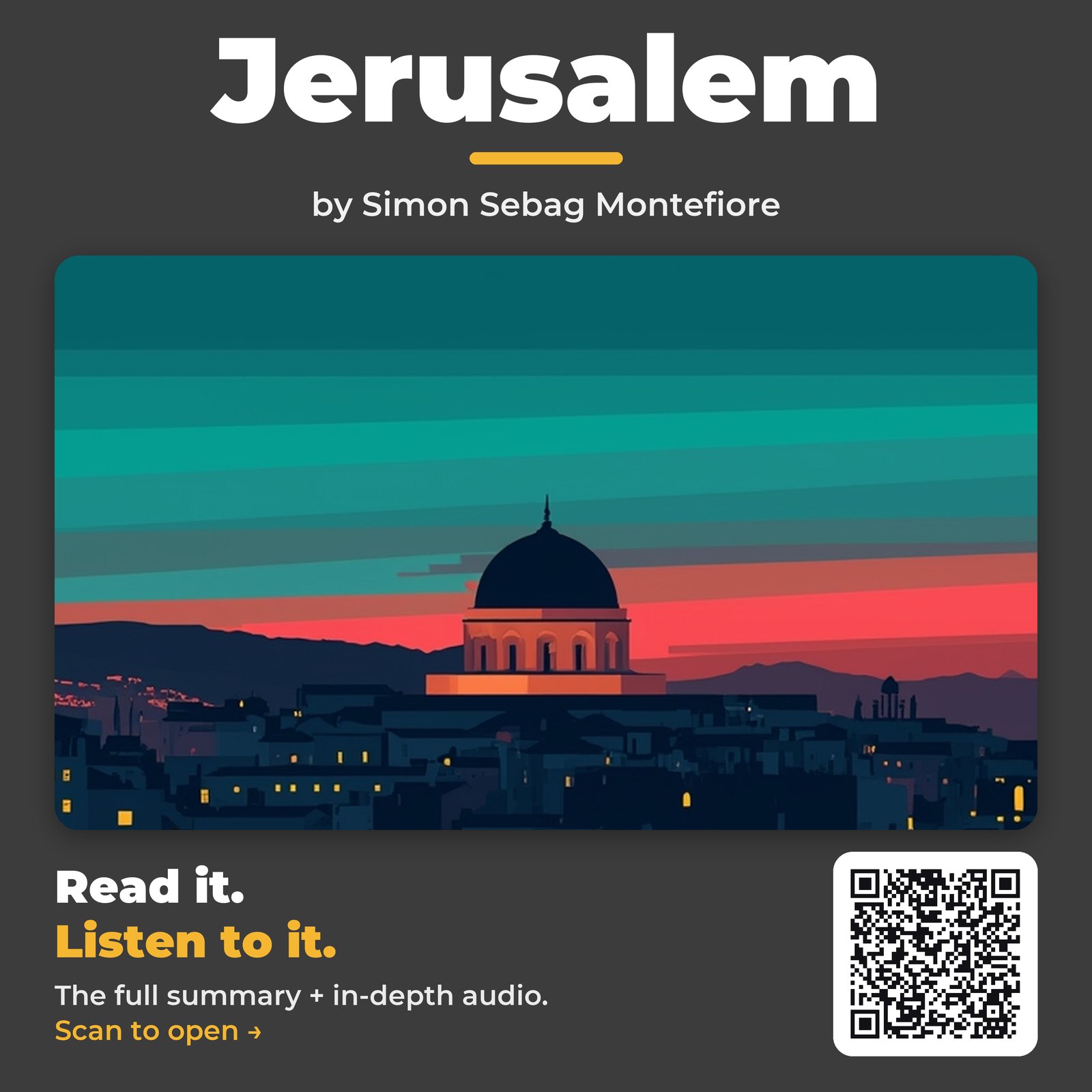 Jerusalem — by Simon Sebag Montefiore