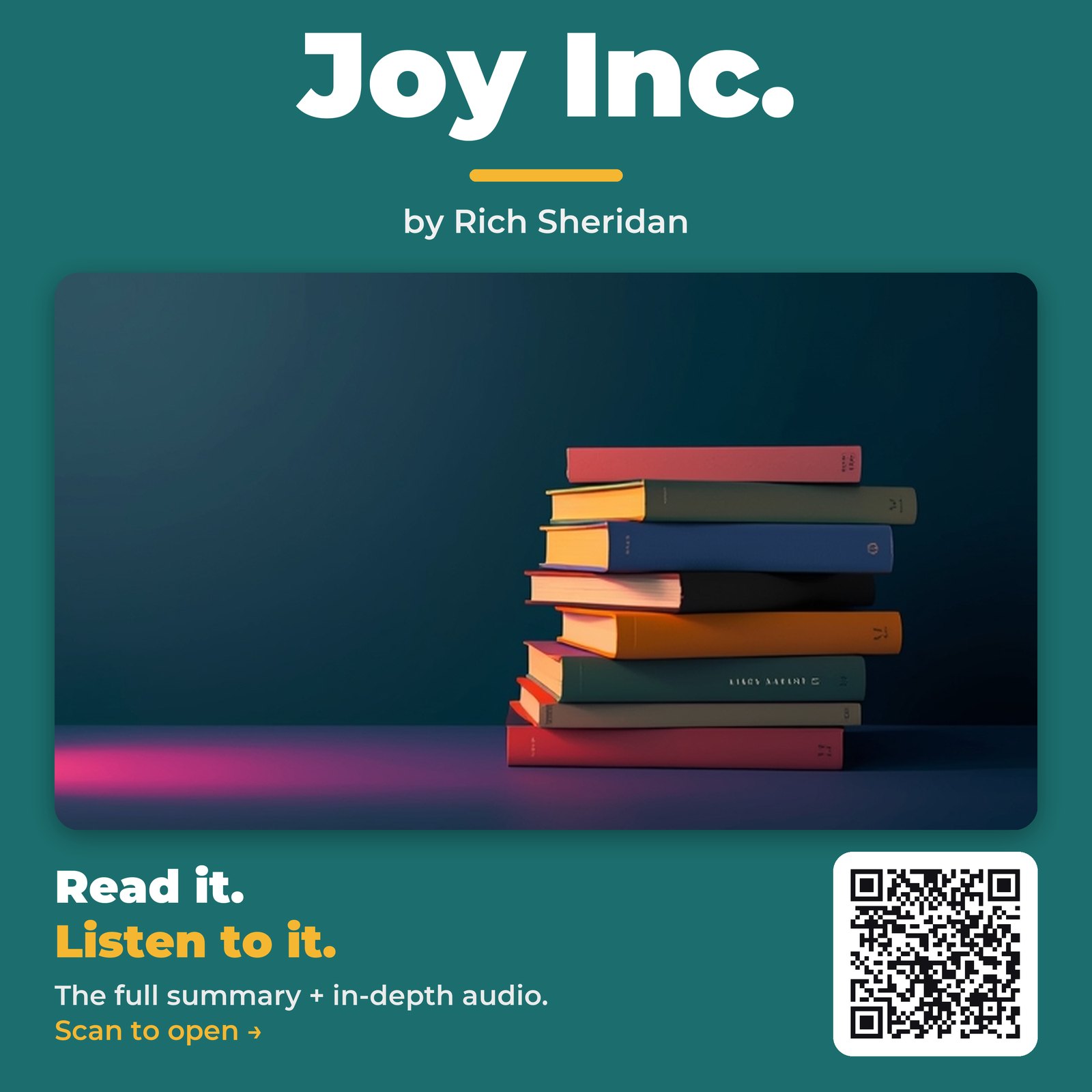 Joy Inc. — by Rich Sheridan