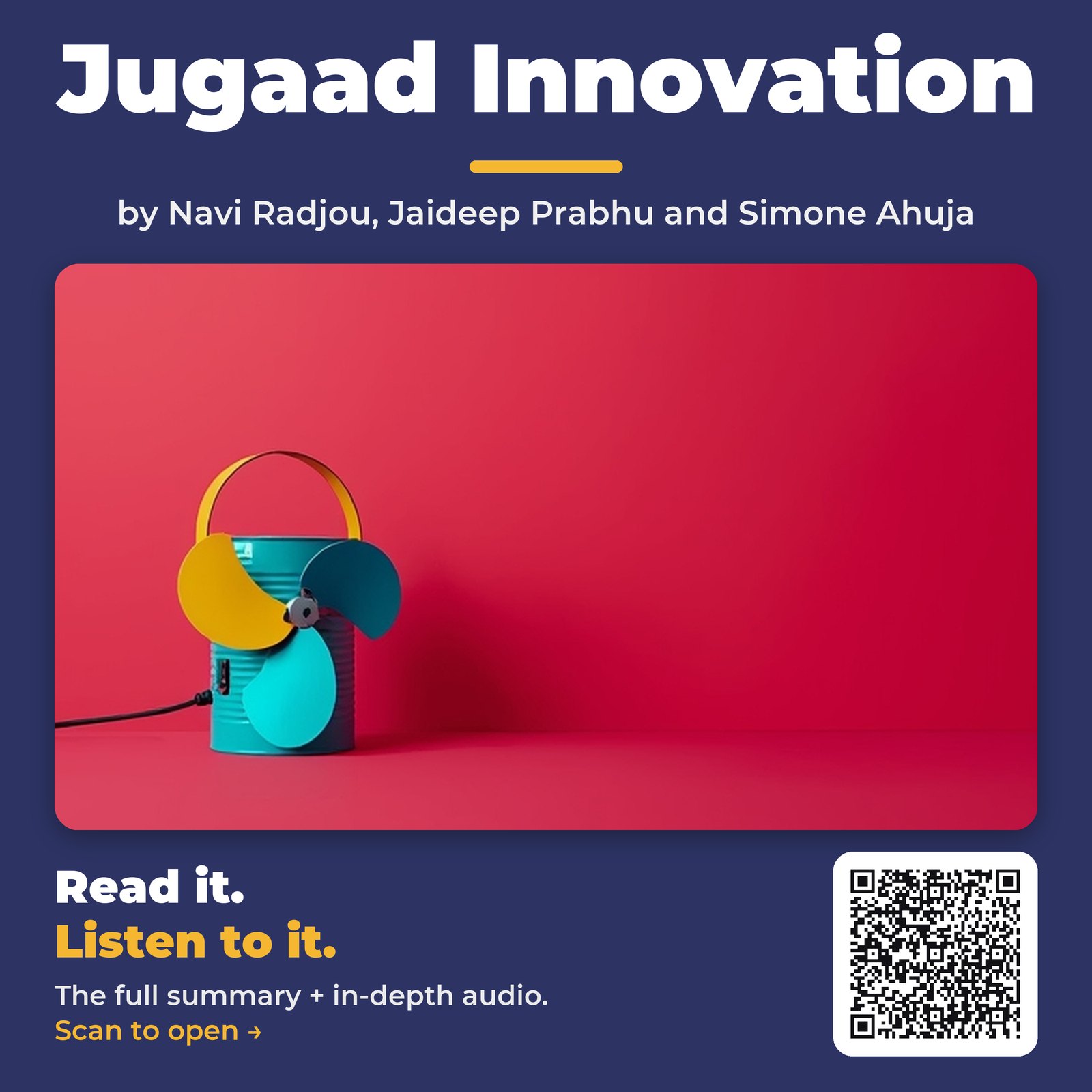 Jugaad Innovation — by Navi Radjou, Jaideep Prabhu and Simone Ahuja