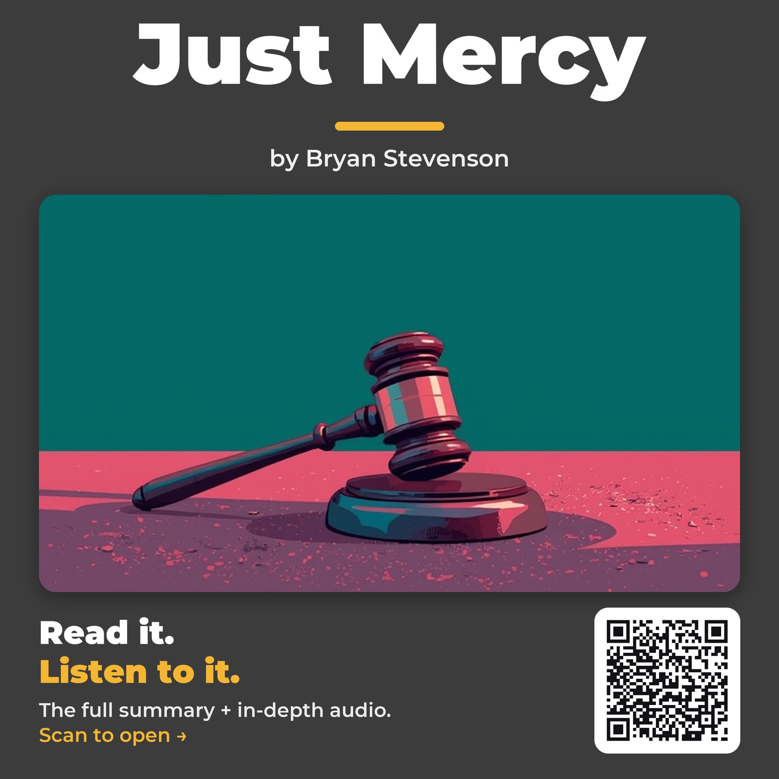 Just Mercy — by Bryan Stevenson