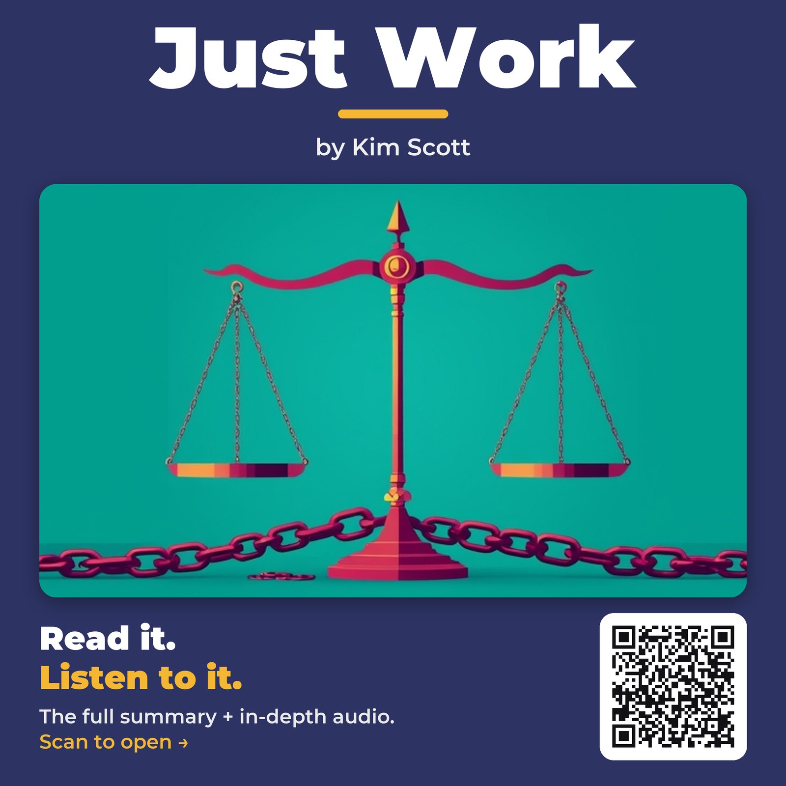 Just Work — by Kim Scott