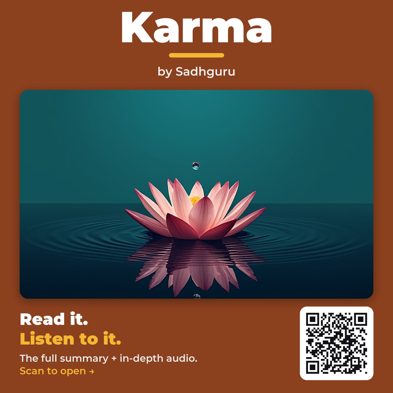 Karma — by Sadhguru