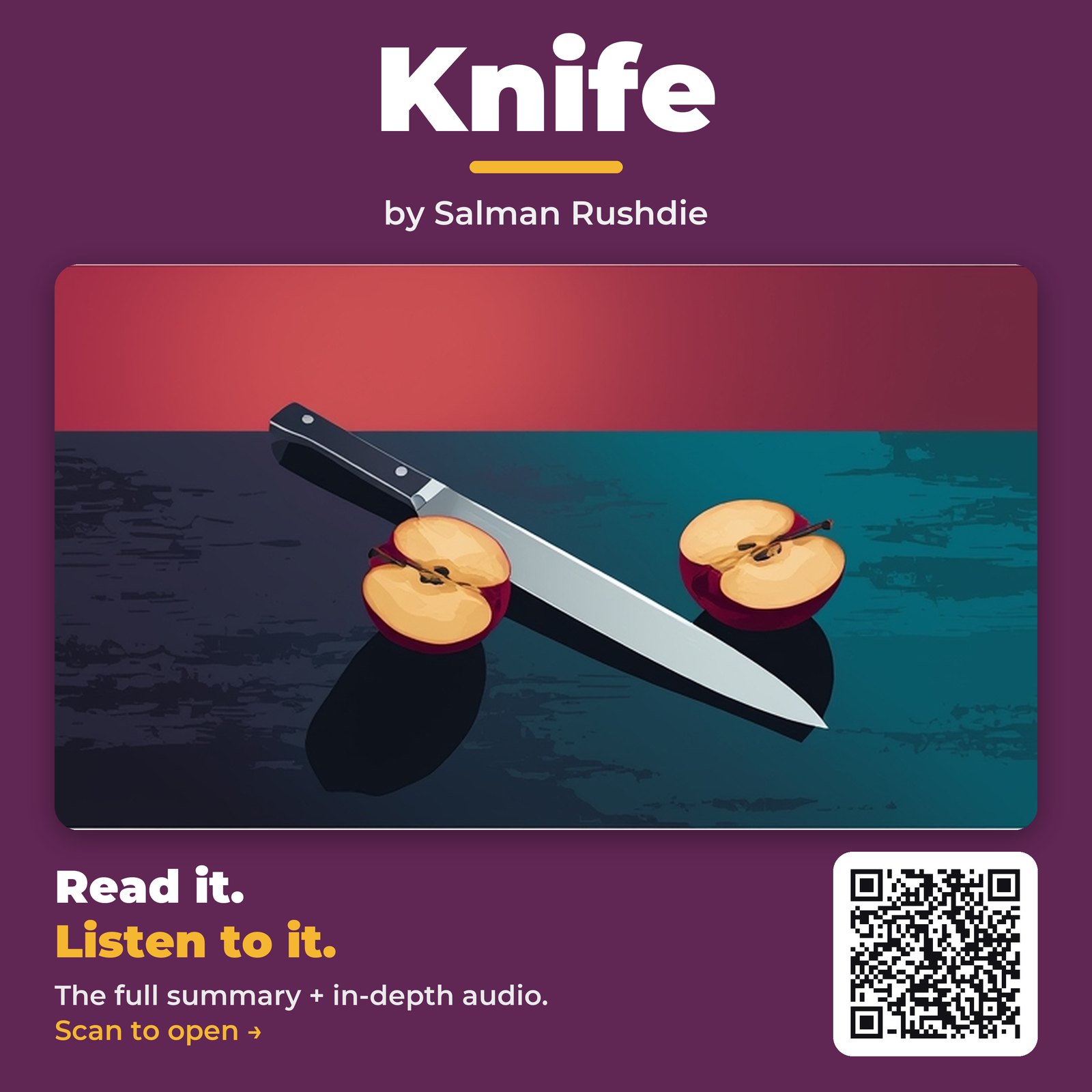 Knife — by Salman Rushdie
