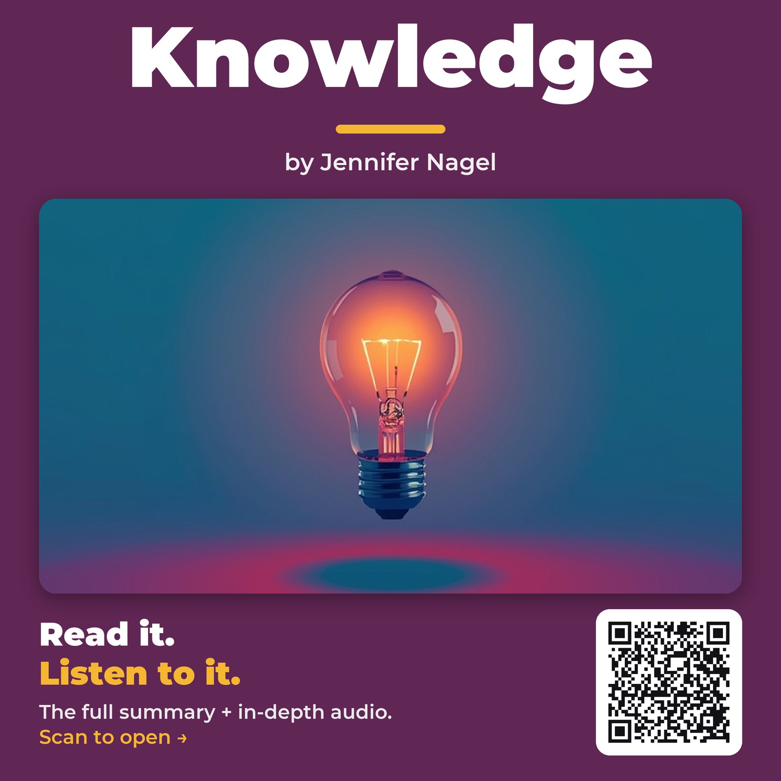 Knowledge — by Jennifer Nagel