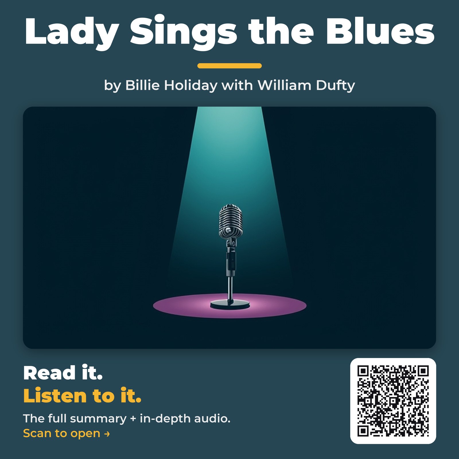 Lady Sings the Blues — by Billie Holiday with William Dufty