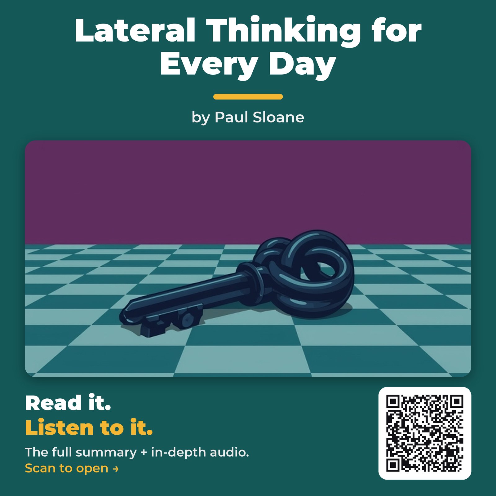 Lateral Thinking for Every Day — by Paul Sloane