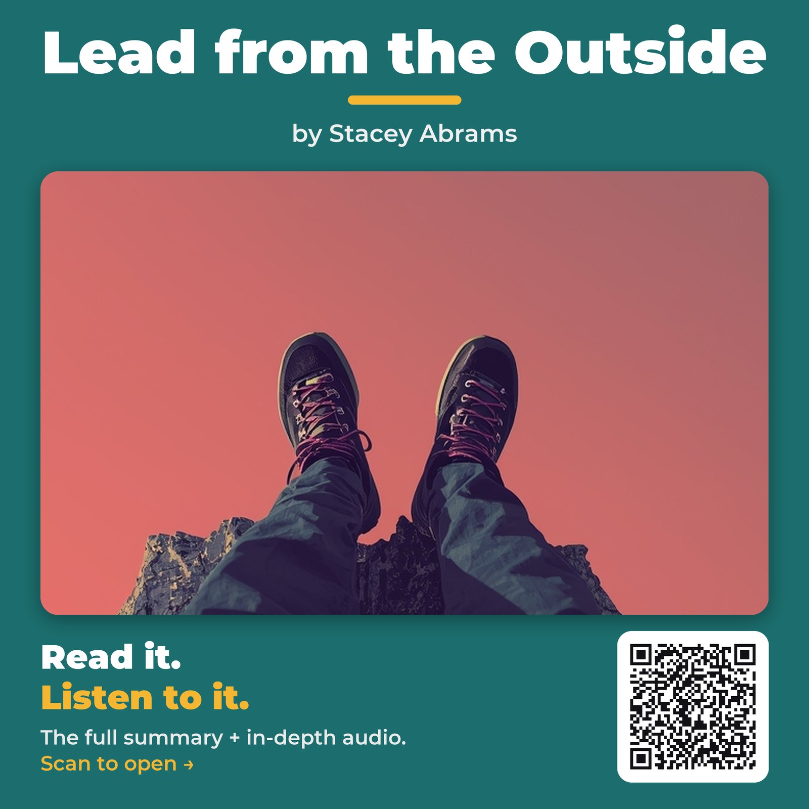 Lead from the Outside — by Stacey Abrams