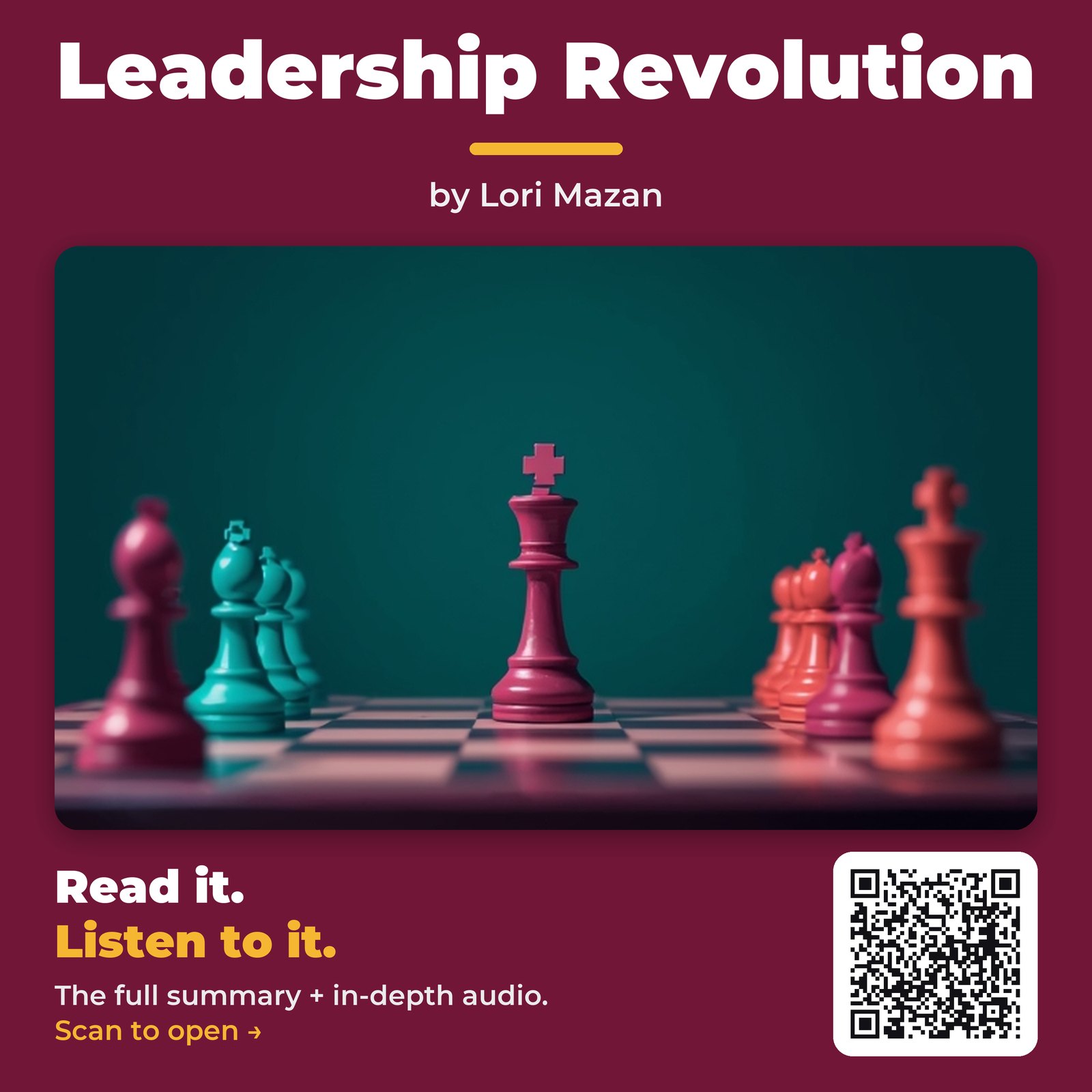 Leadership Revolution — by Lori Mazan