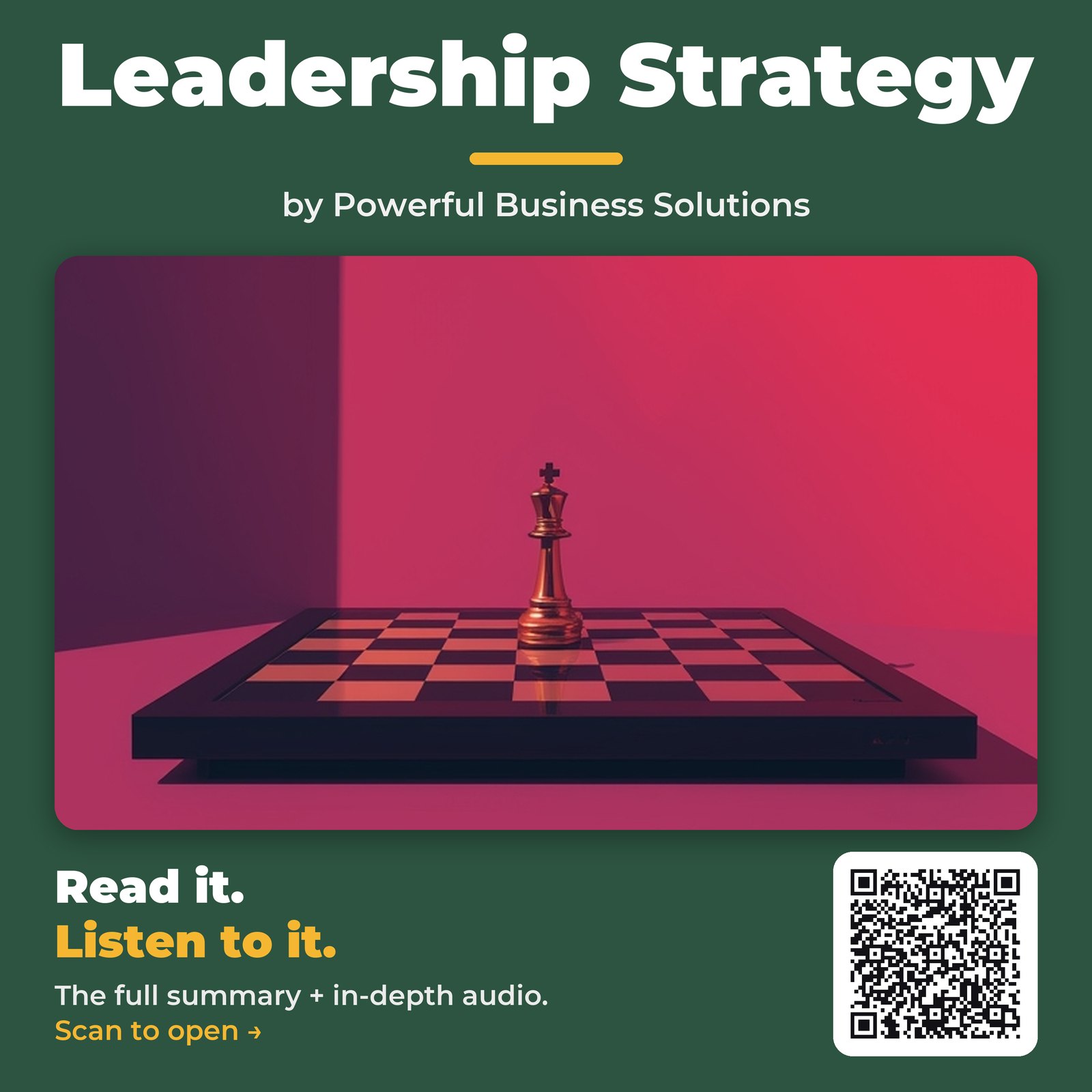 Leadership Strategy — by Powerful Business Solutions