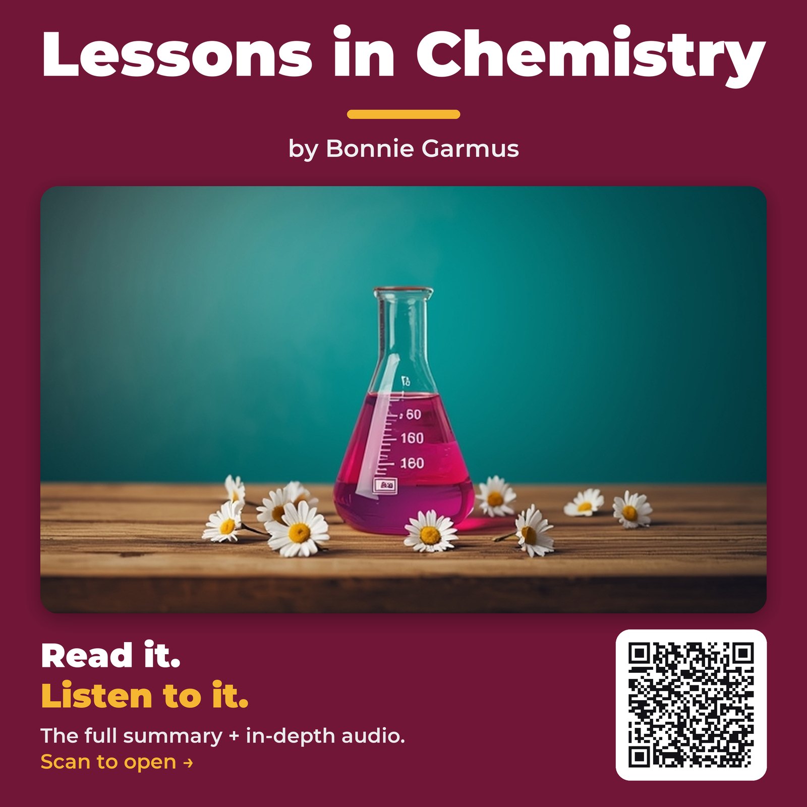 Lessons in Chemistry — by Bonnie Garmus