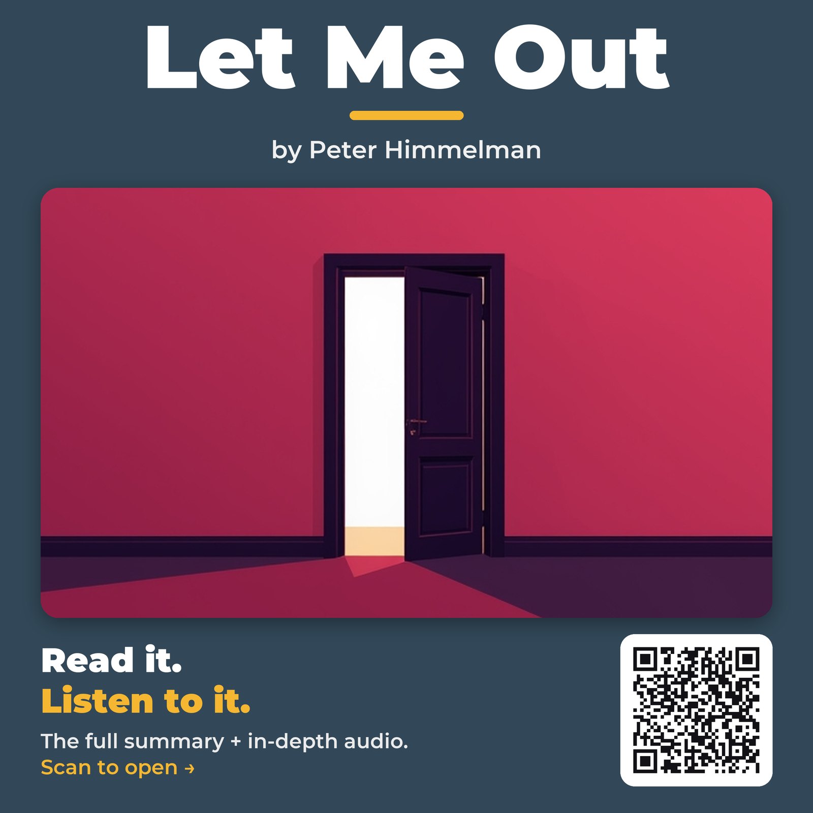 Let Me Out — by Peter Himmelman