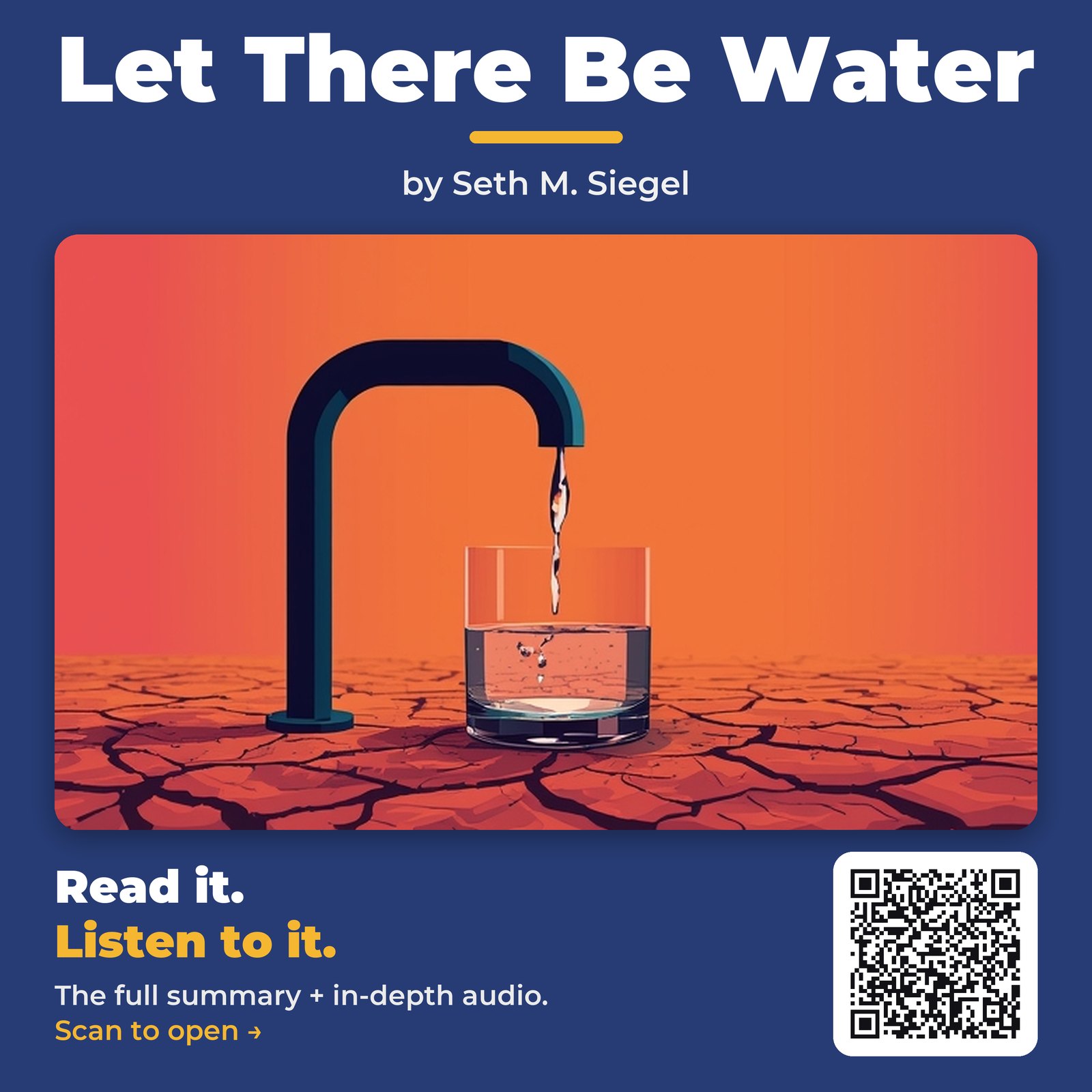 Let There Be Water — by Seth M. Siegel