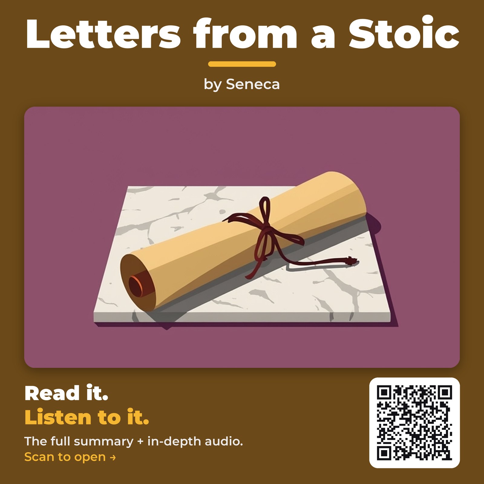 Letters from a Stoic — by Seneca