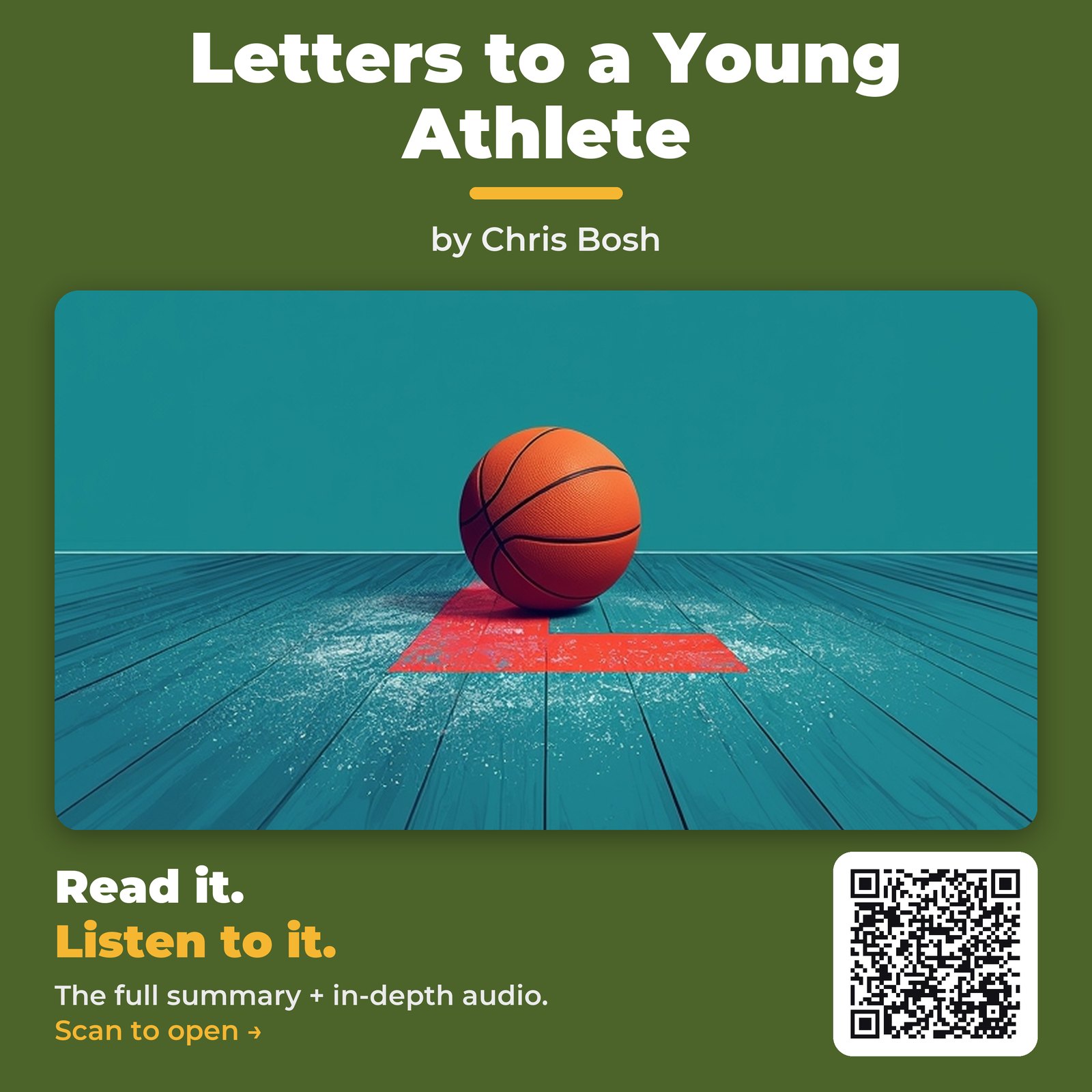 Letters to a Young Athlete — by Chris Bosh