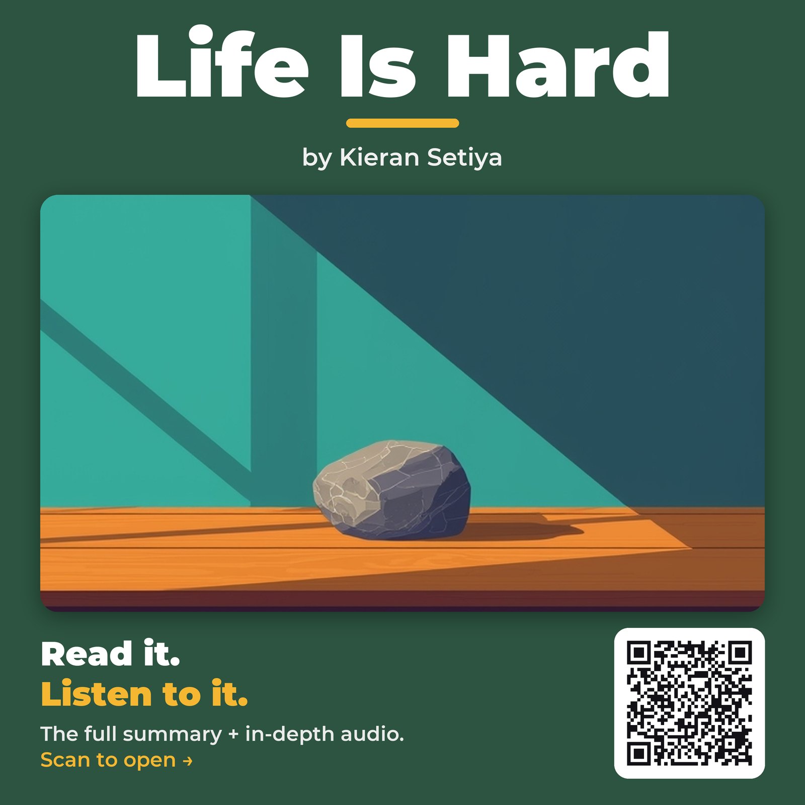 Life Is Hard — by Kieran Setiya