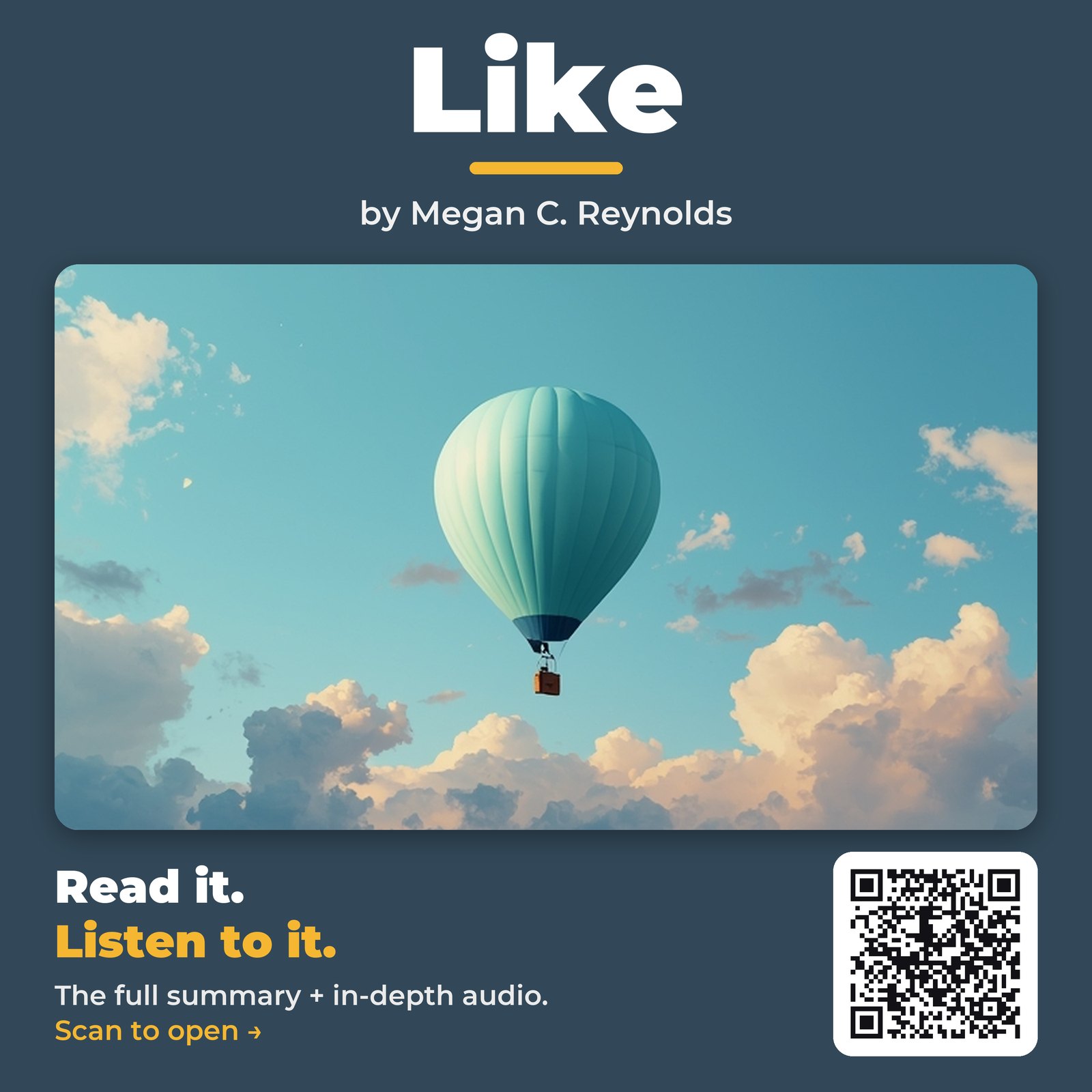 Like — by Megan C. Reynolds