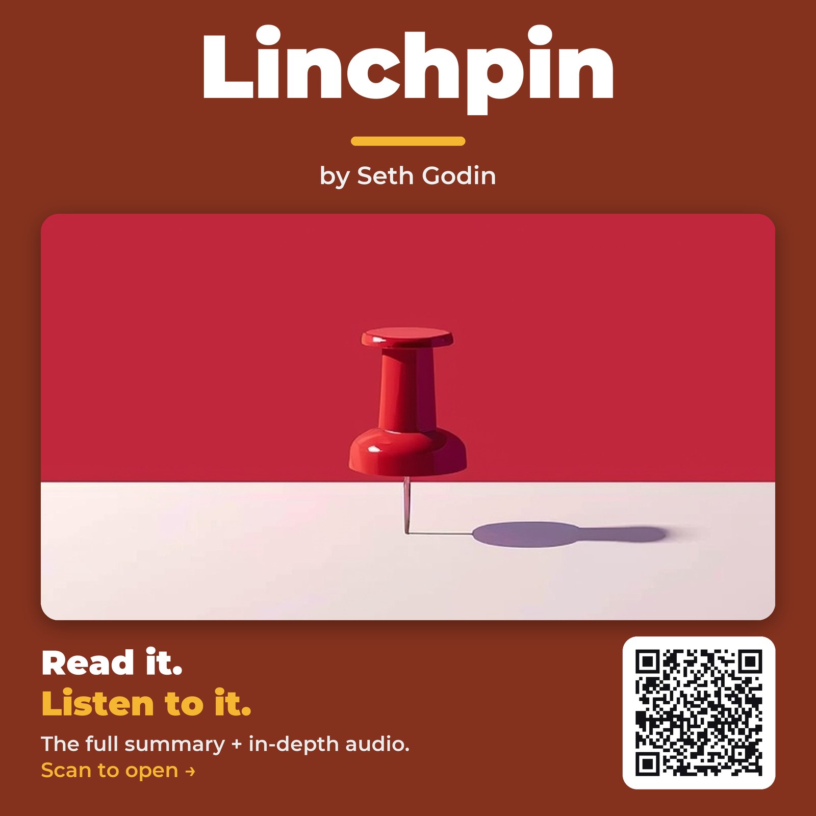 Linchpin — by Seth Godin