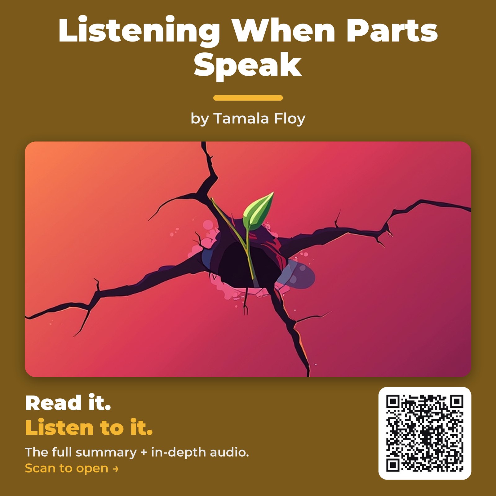 Listening When Parts Speak — by Tamala Floy