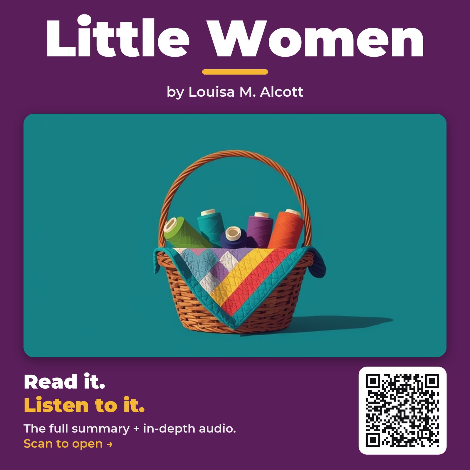 Little Women — by Louisa M. Alcott