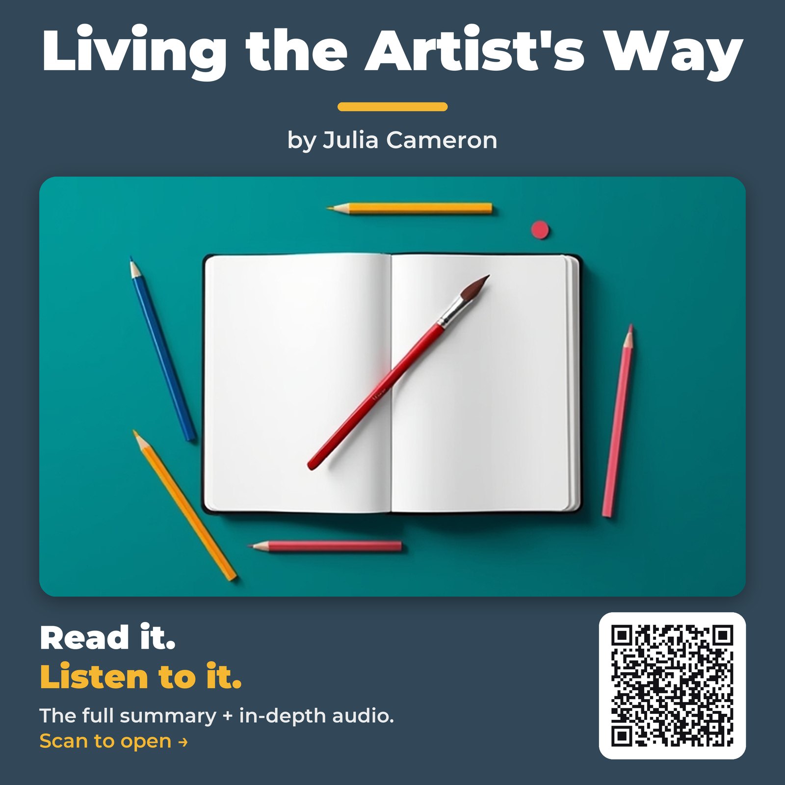 Living the Artist’s Way — by Julia Cameron