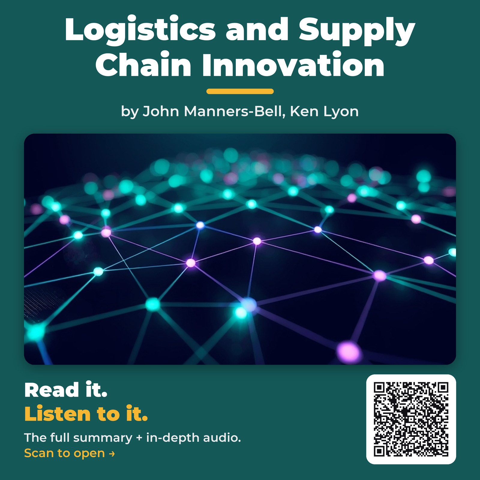 Logistics and Supply Chain Innovation — by John Manners-Bell, Ken Lyon