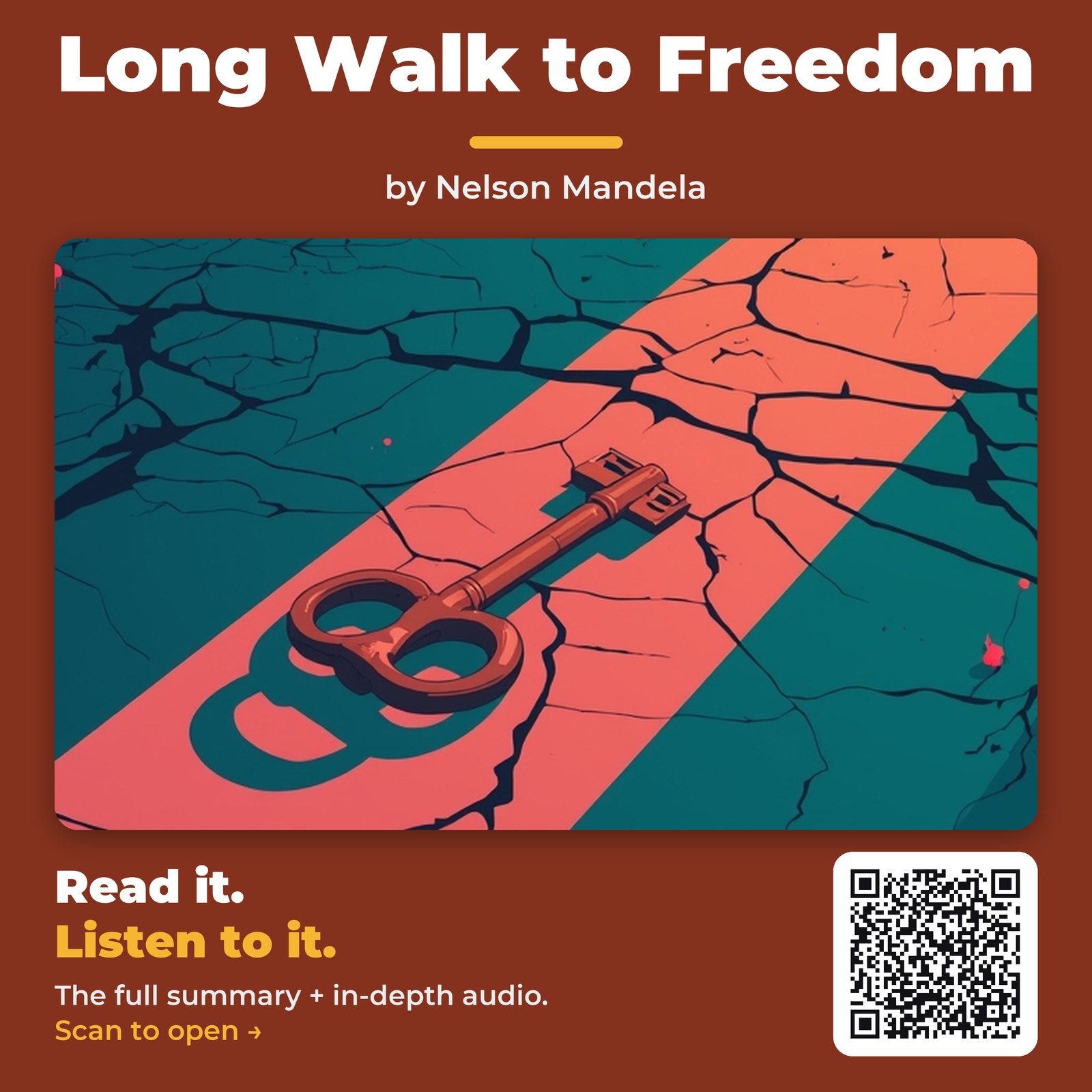 Long Walk to Freedom — by Nelson Mandela