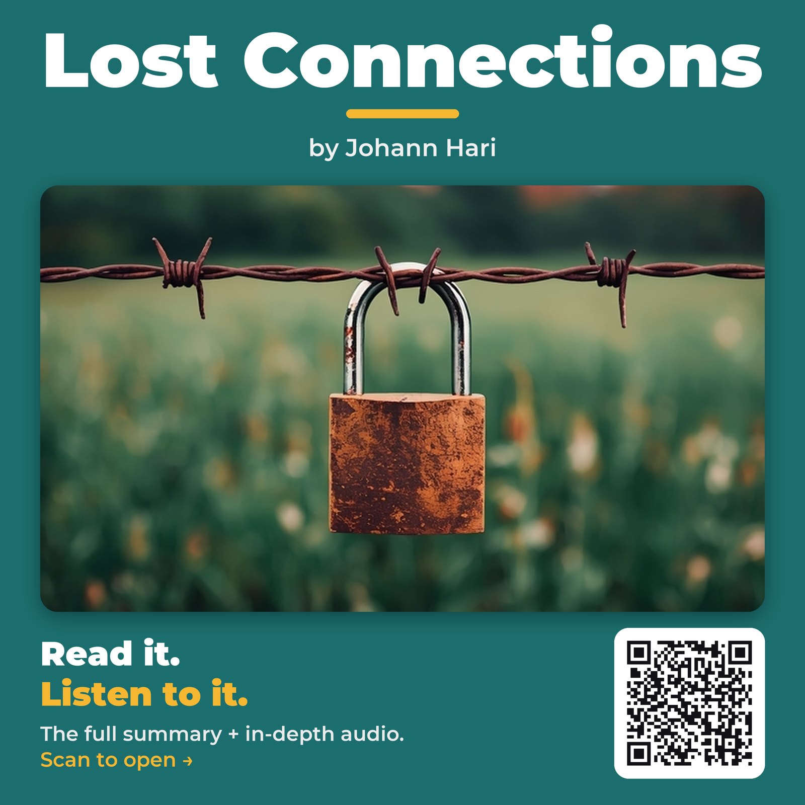 Lost Connections — by Johann Hari