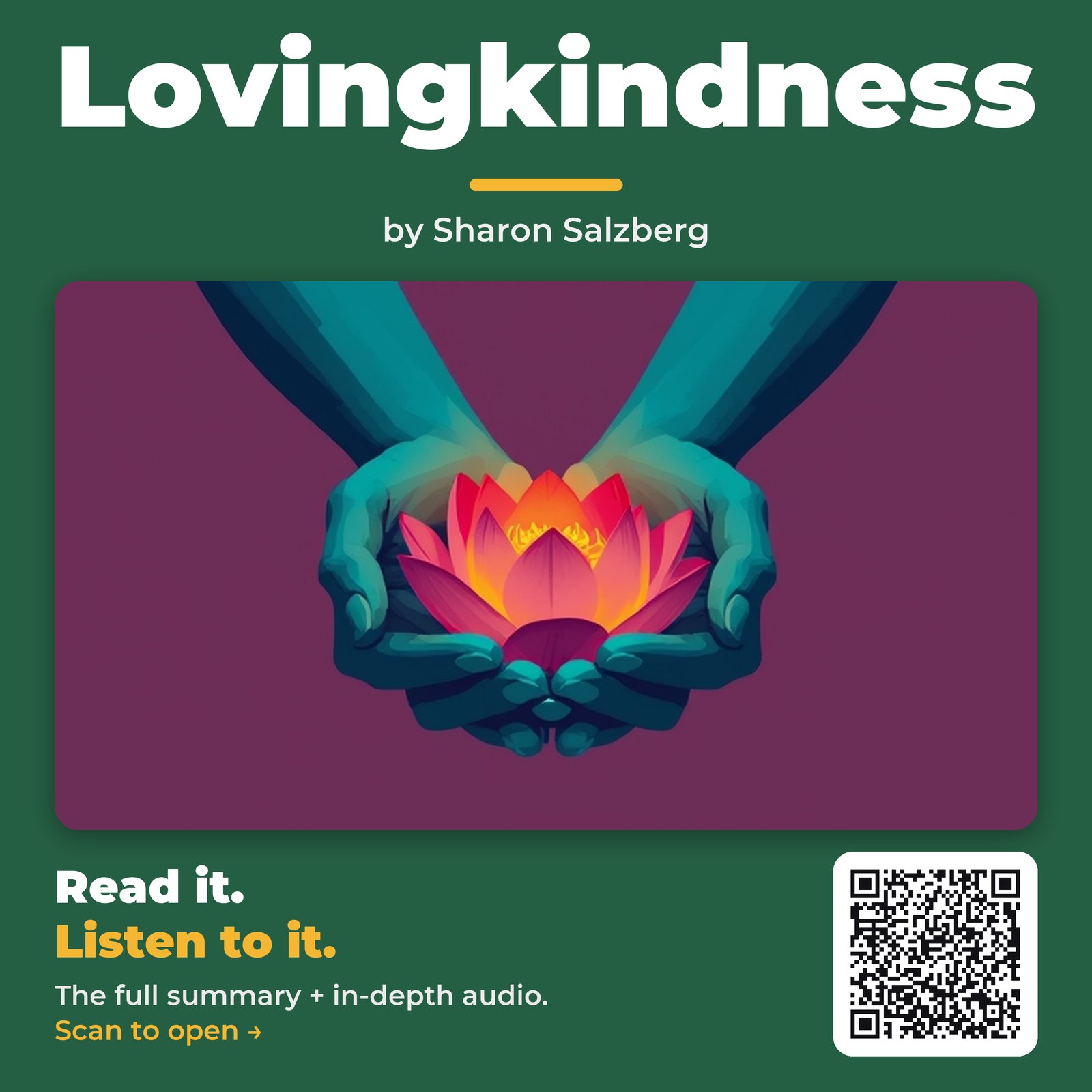 Lovingkindness — by Sharon Salzberg