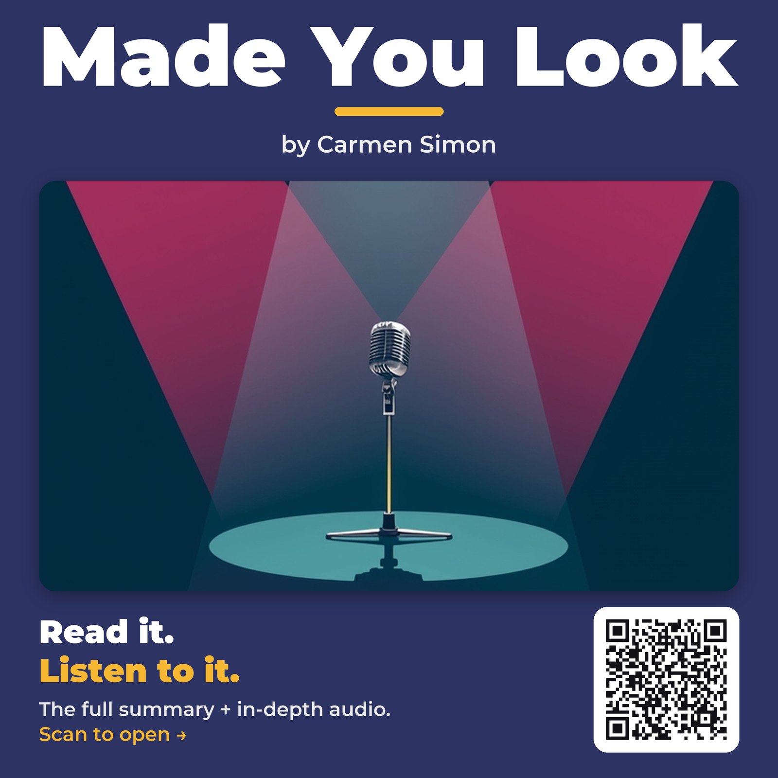 Made You Look — by Carmen Simon