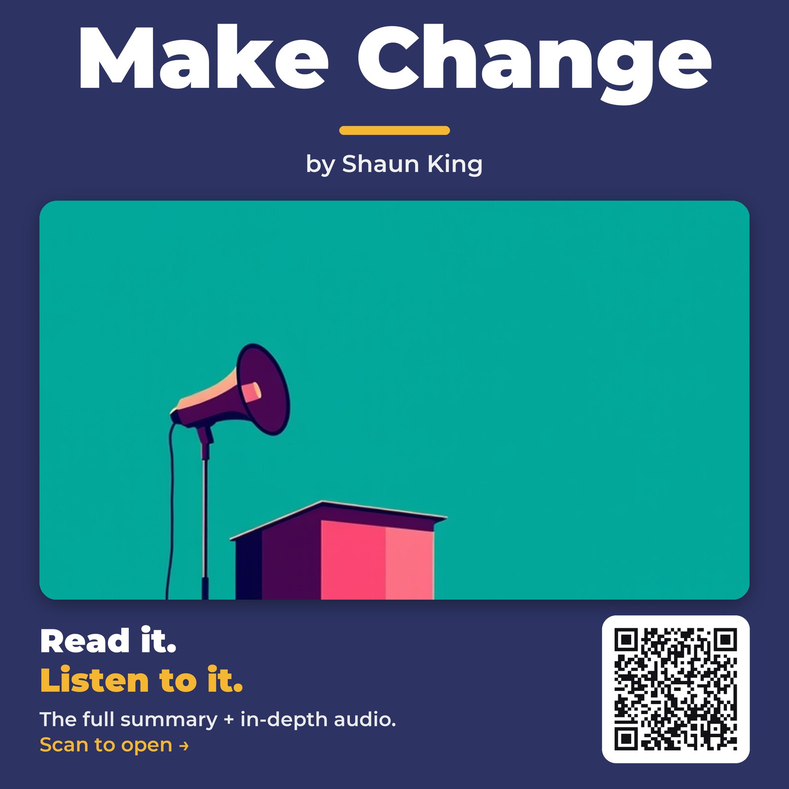 Make Change — by Shaun King