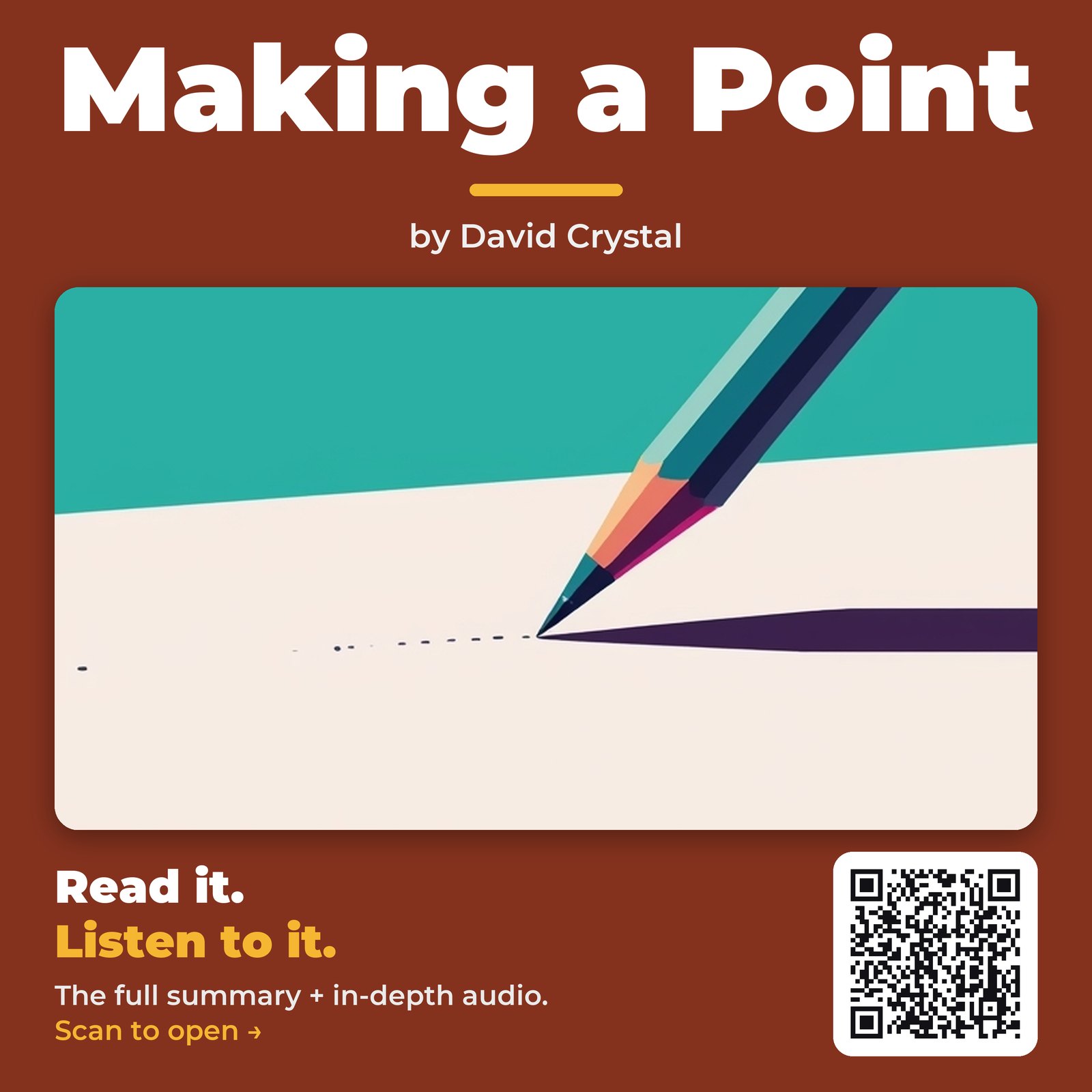 Making a Point — by David Crystal