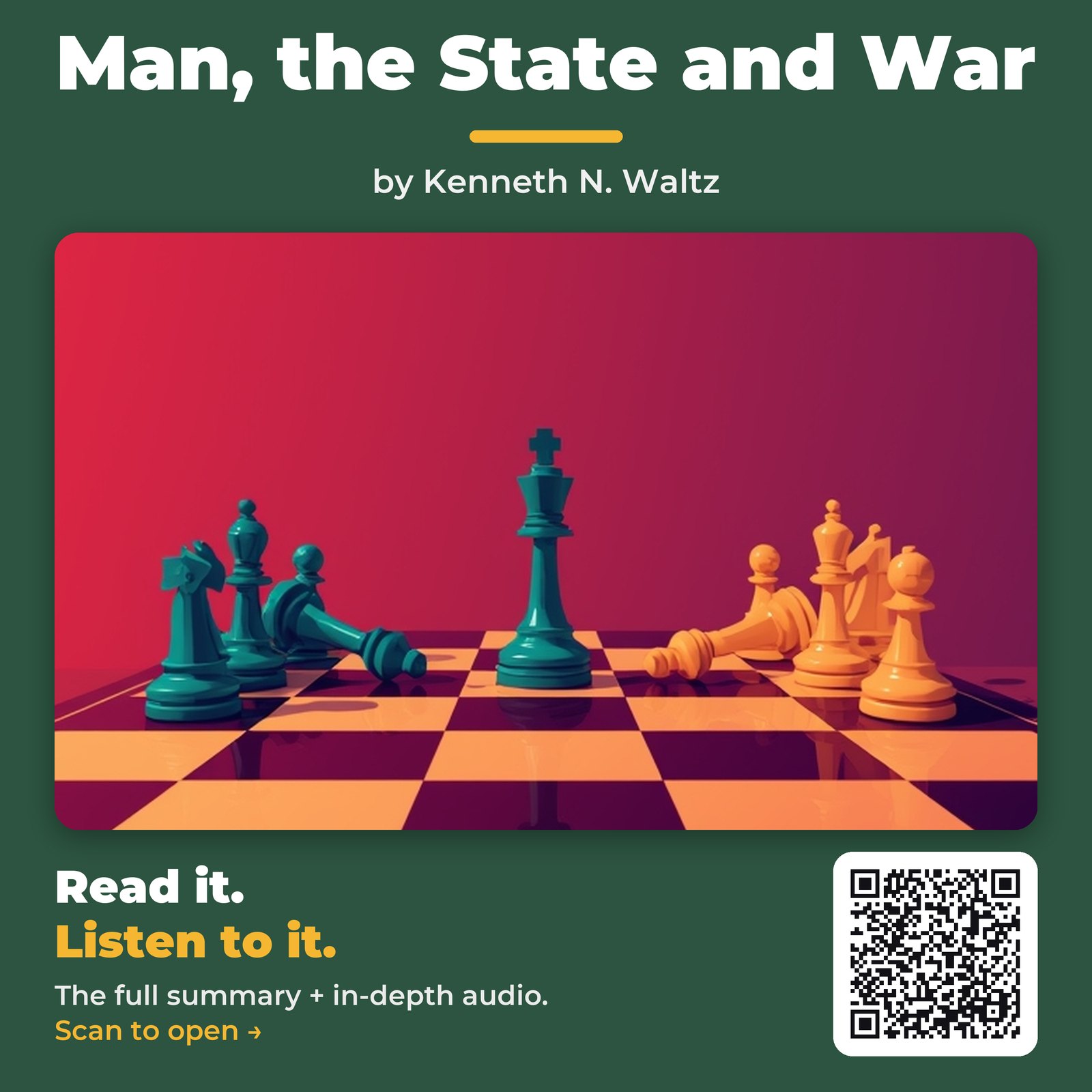 Man, the State and War — by Kenneth N. Waltz