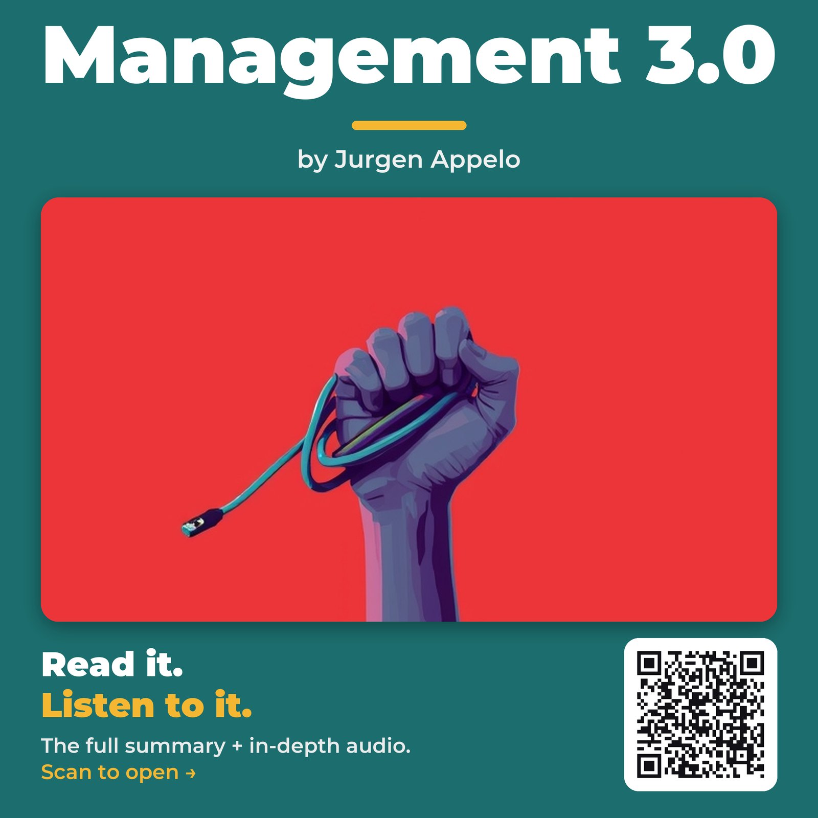 Management 3.0 — by Jurgen Appelo