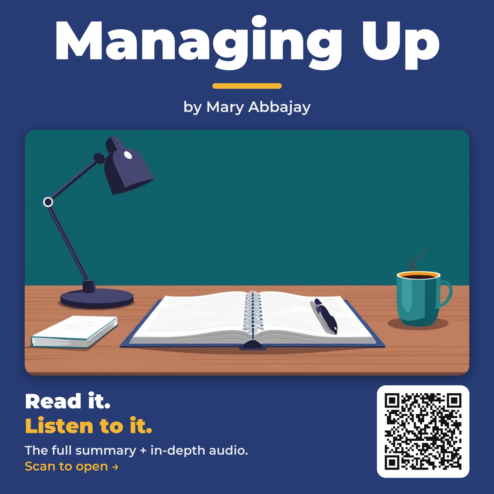 Managing Up — by Mary Abbajay