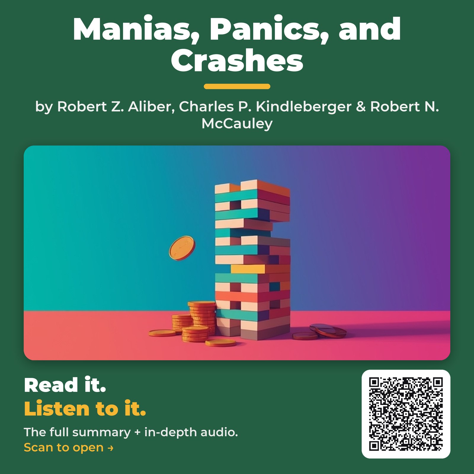 Manias, Panics, and Crashes — by Robert Z. Aliber, Charles P. Kindleberger & Robert N. McCauley