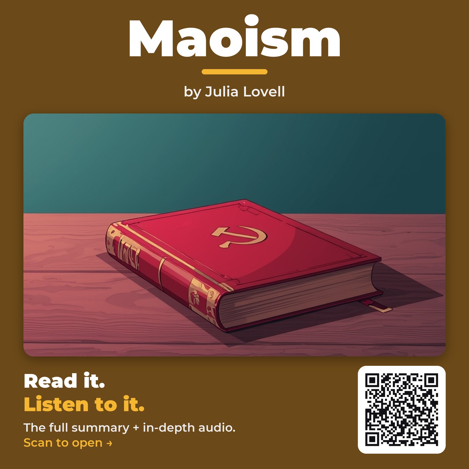 Maoism — by Julia Lovell