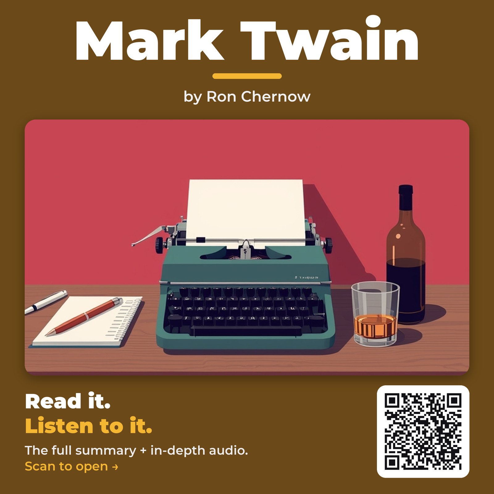 Mark Twain — by Ron Chernow