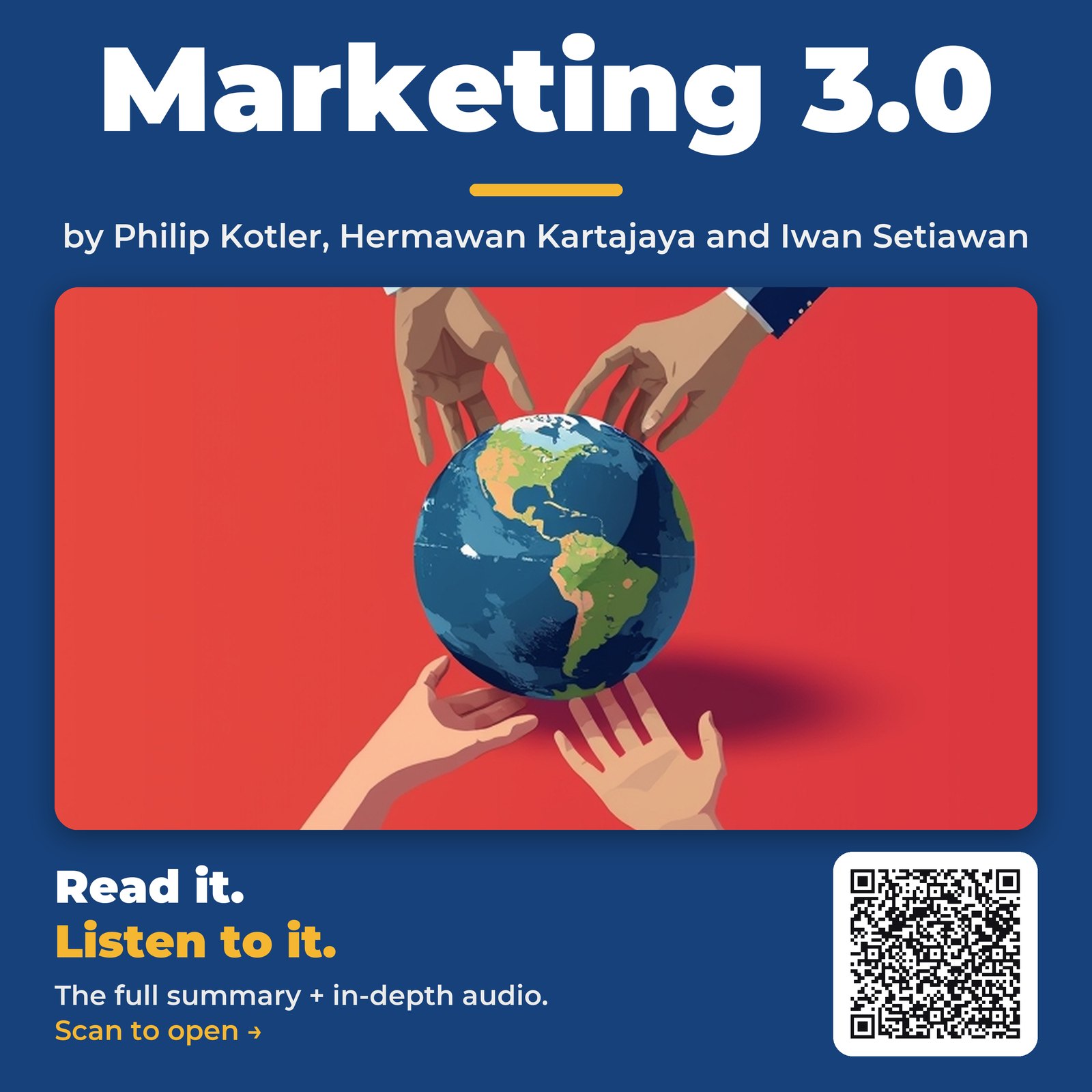 Marketing 3.0 — by Philip Kotler, Hermawan Kartajaya and Iwan Setiawan