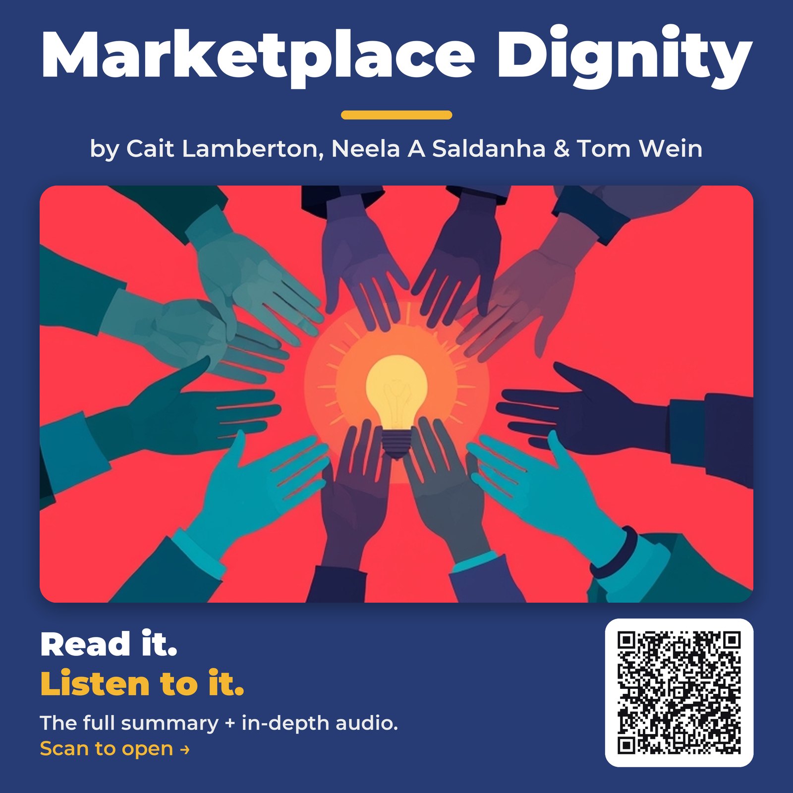 Marketplace Dignity — by Cait Lamberton, Neela A Saldanha & Tom Wein
