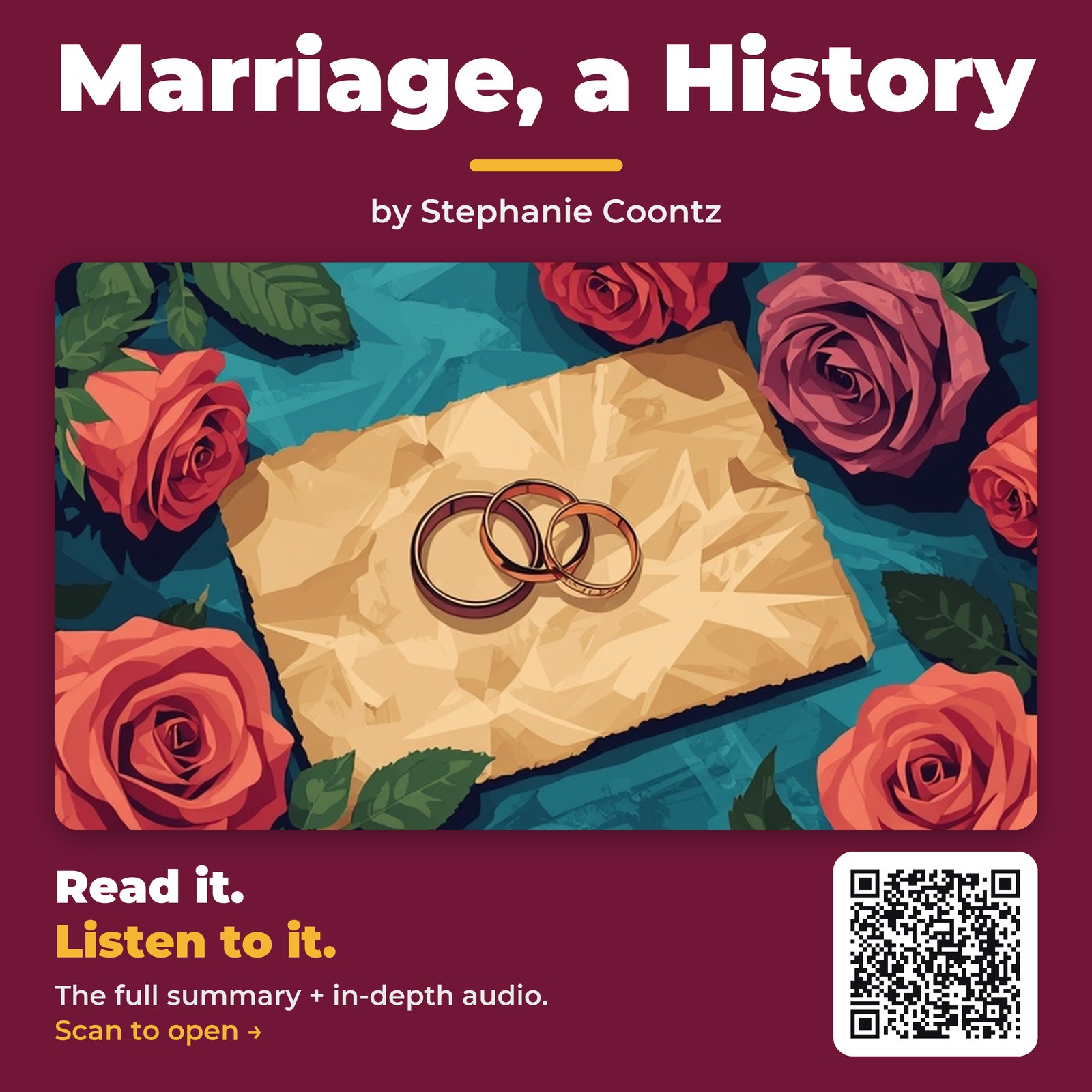 Marriage, a History — by Stephanie Coontz