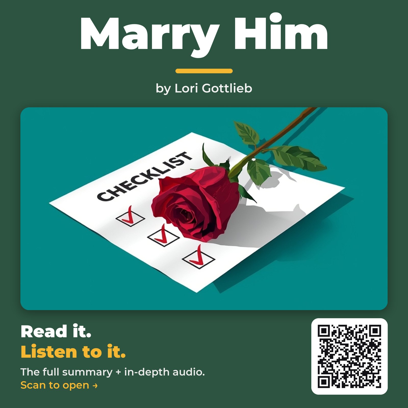 Marry Him — by Lori Gottlieb