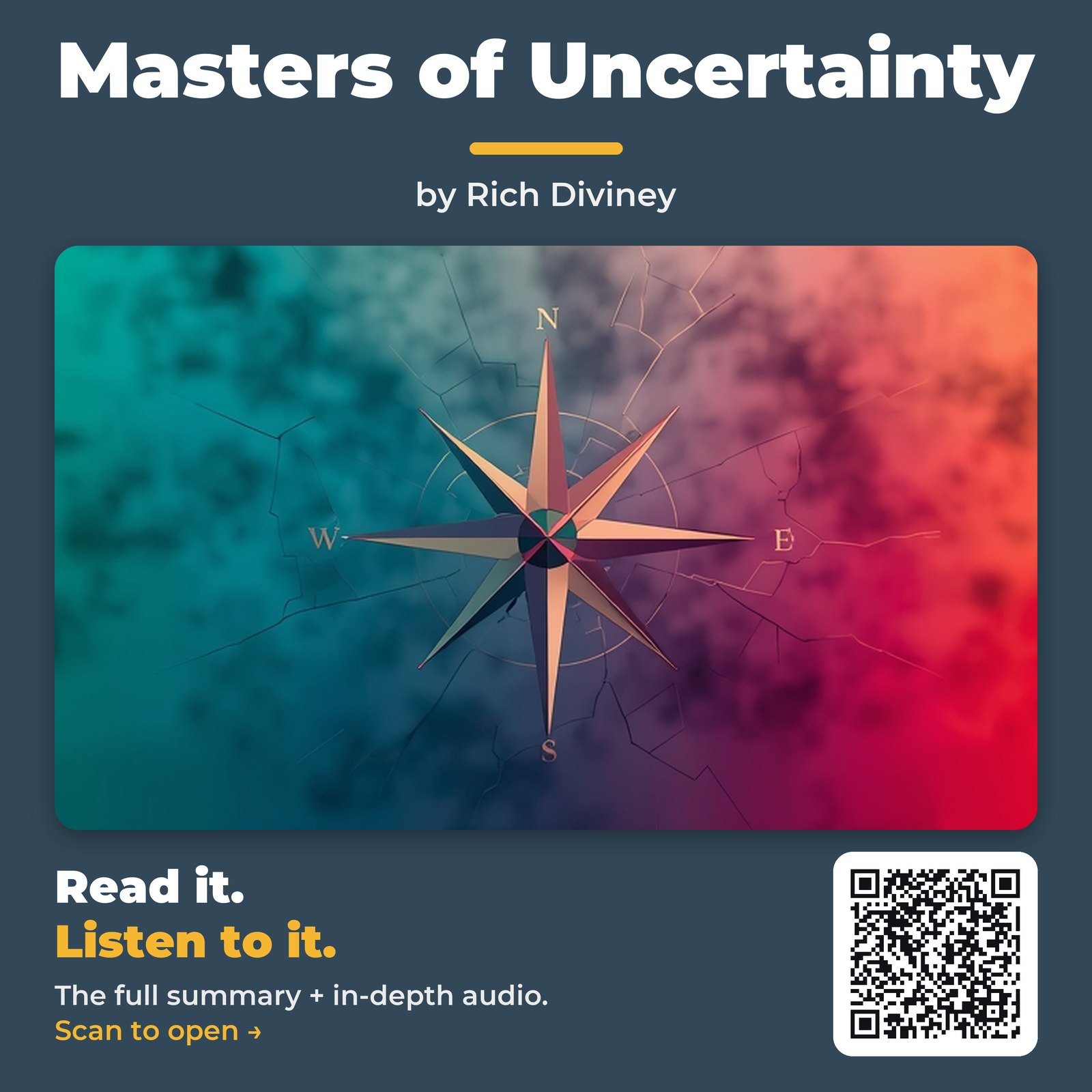 Masters of Uncertainty — by Rich Diviney