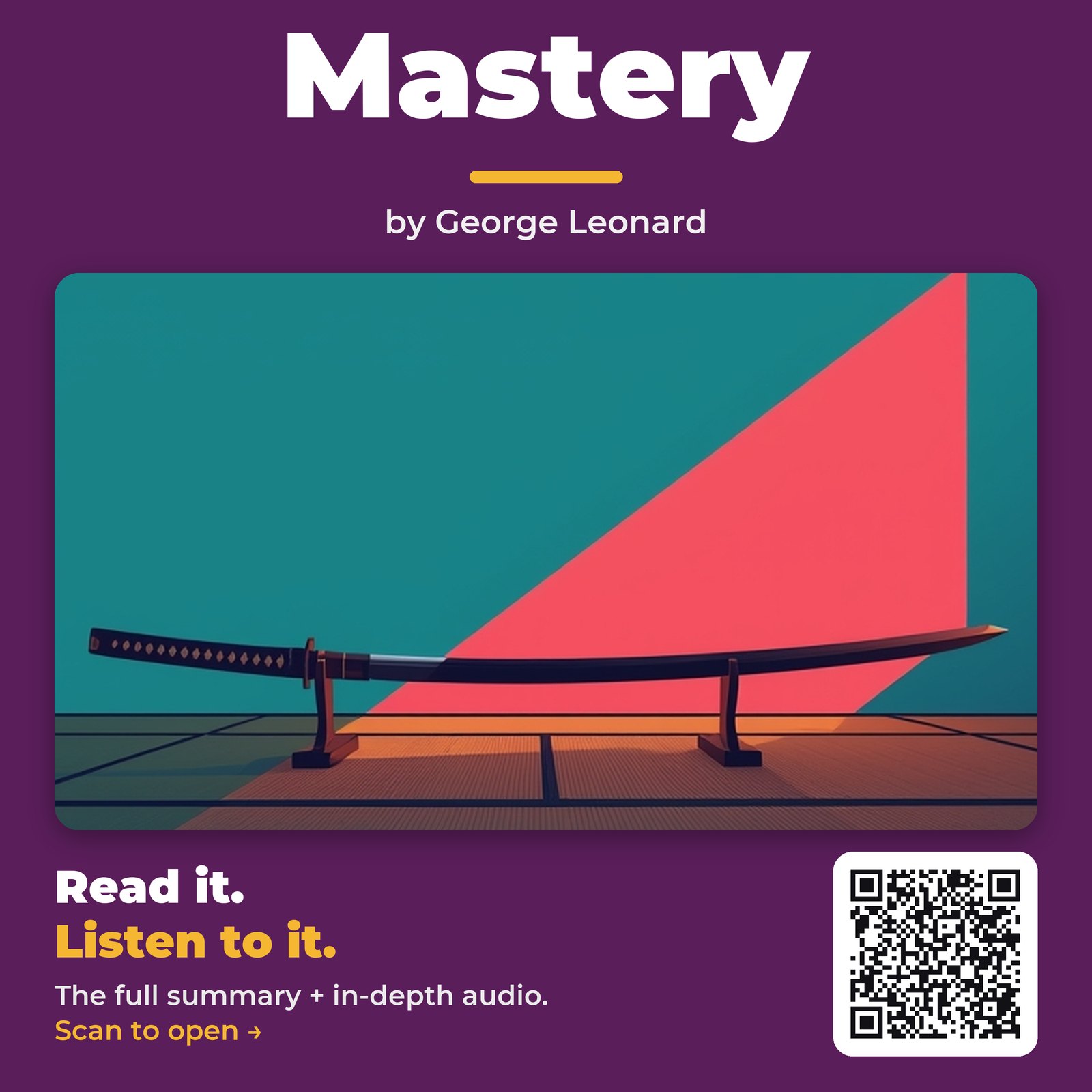 Mastery — by George Leonard
